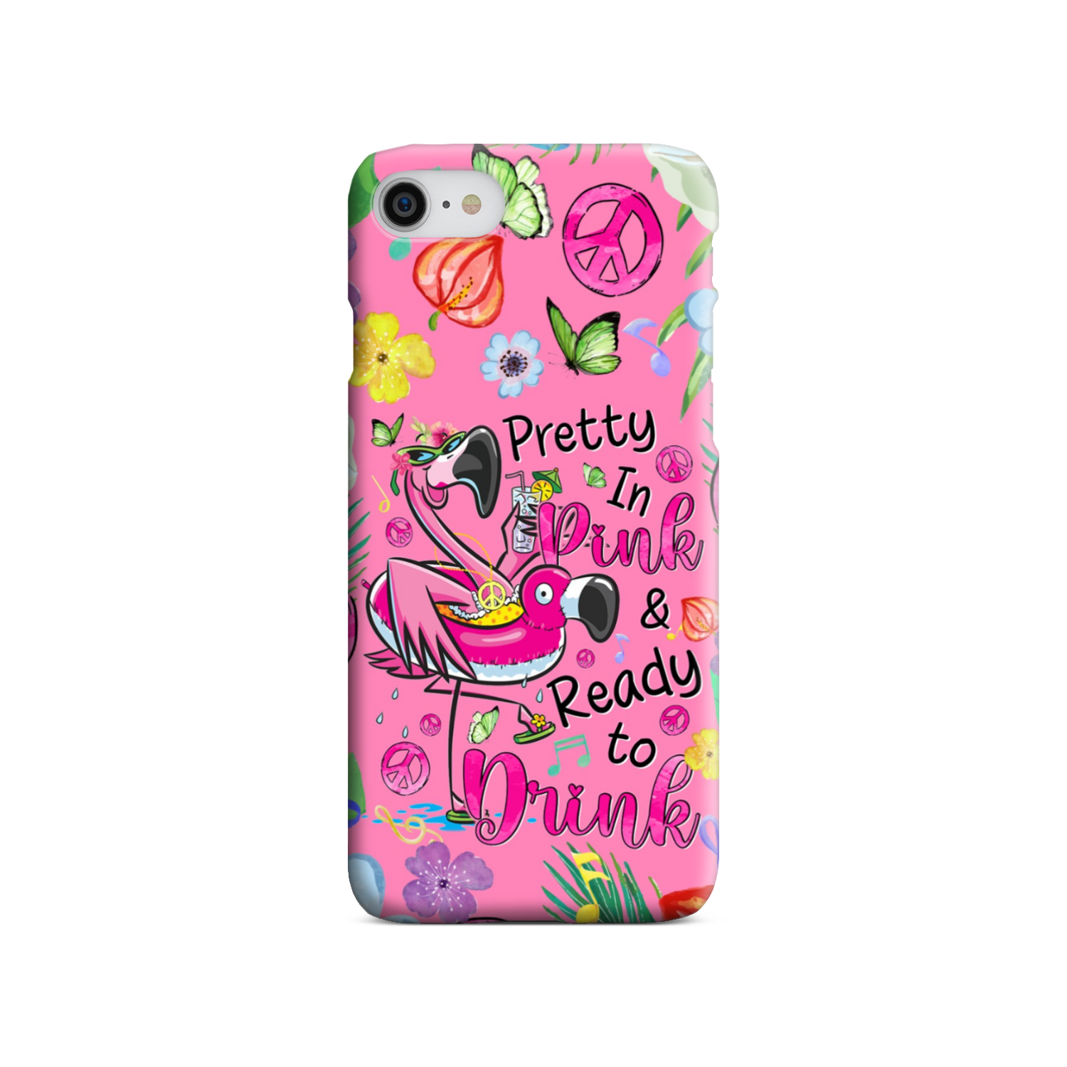 PRETTY IN PINK FLAMINGO PHONE CASE - TYQY1706243