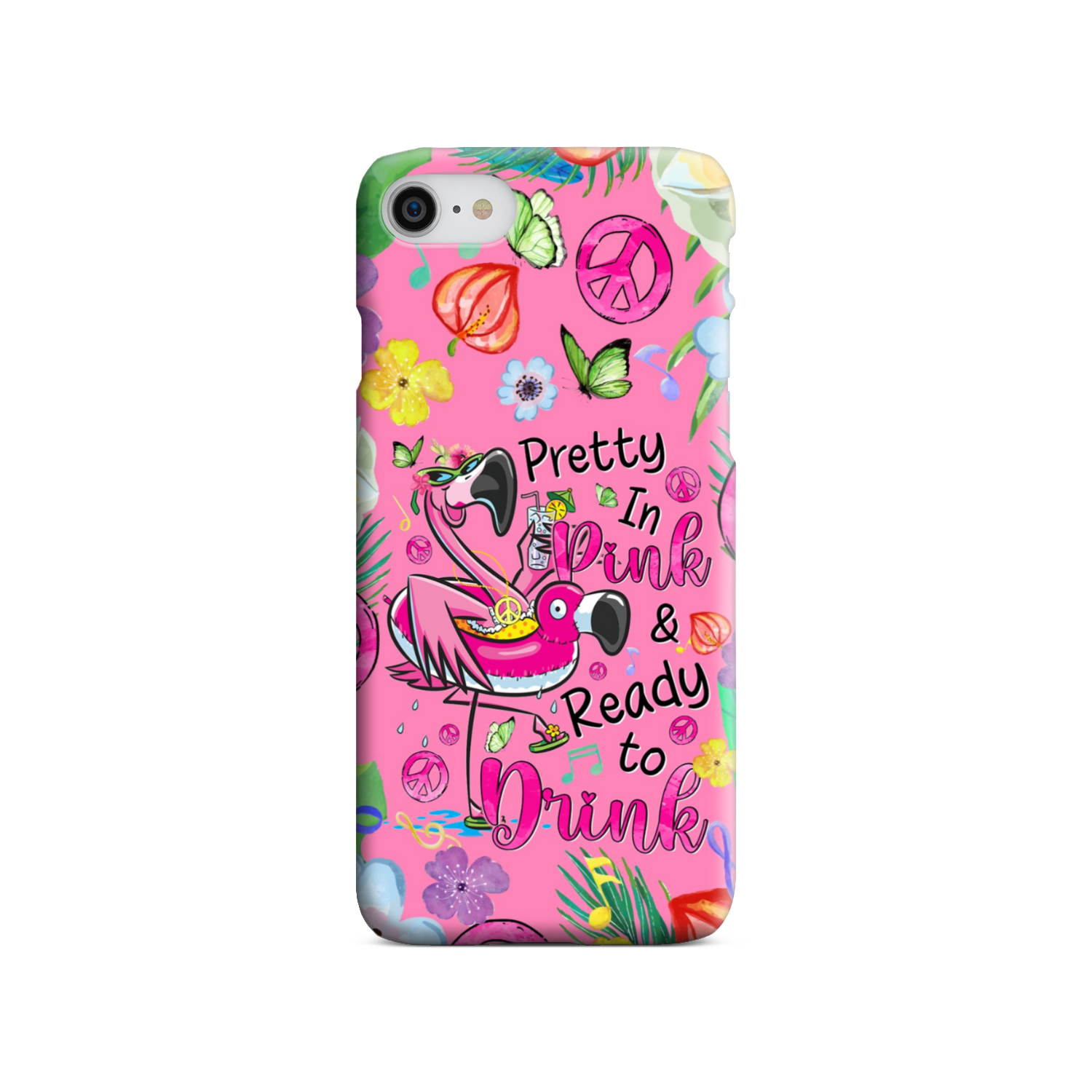 PRETTY IN PINK FLAMINGO PHONE CASE - TYQY1706243