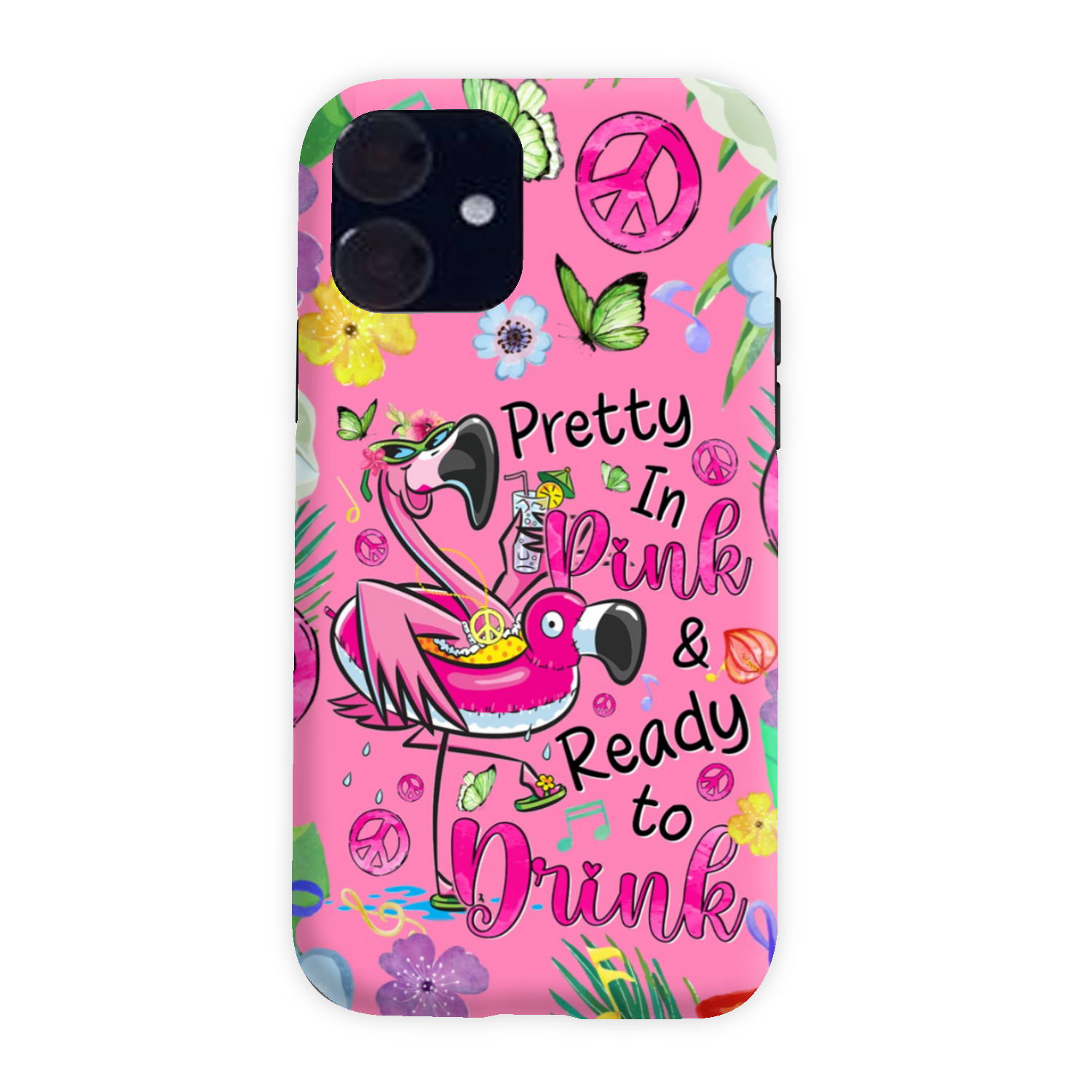 PRETTY IN PINK FLAMINGO PHONE CASE - TYQY1706243