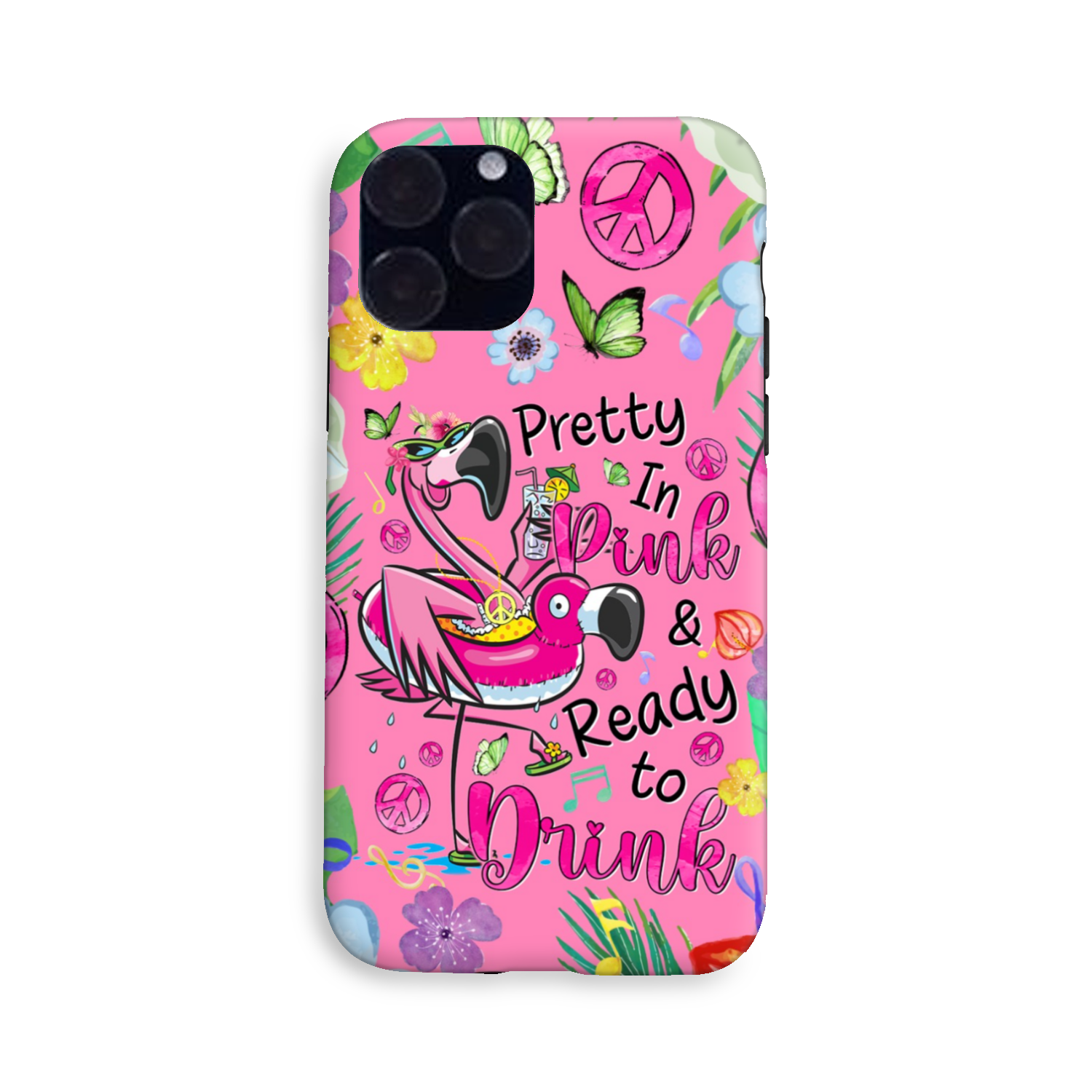 PRETTY IN PINK FLAMINGO PHONE CASE - TYQY1706243