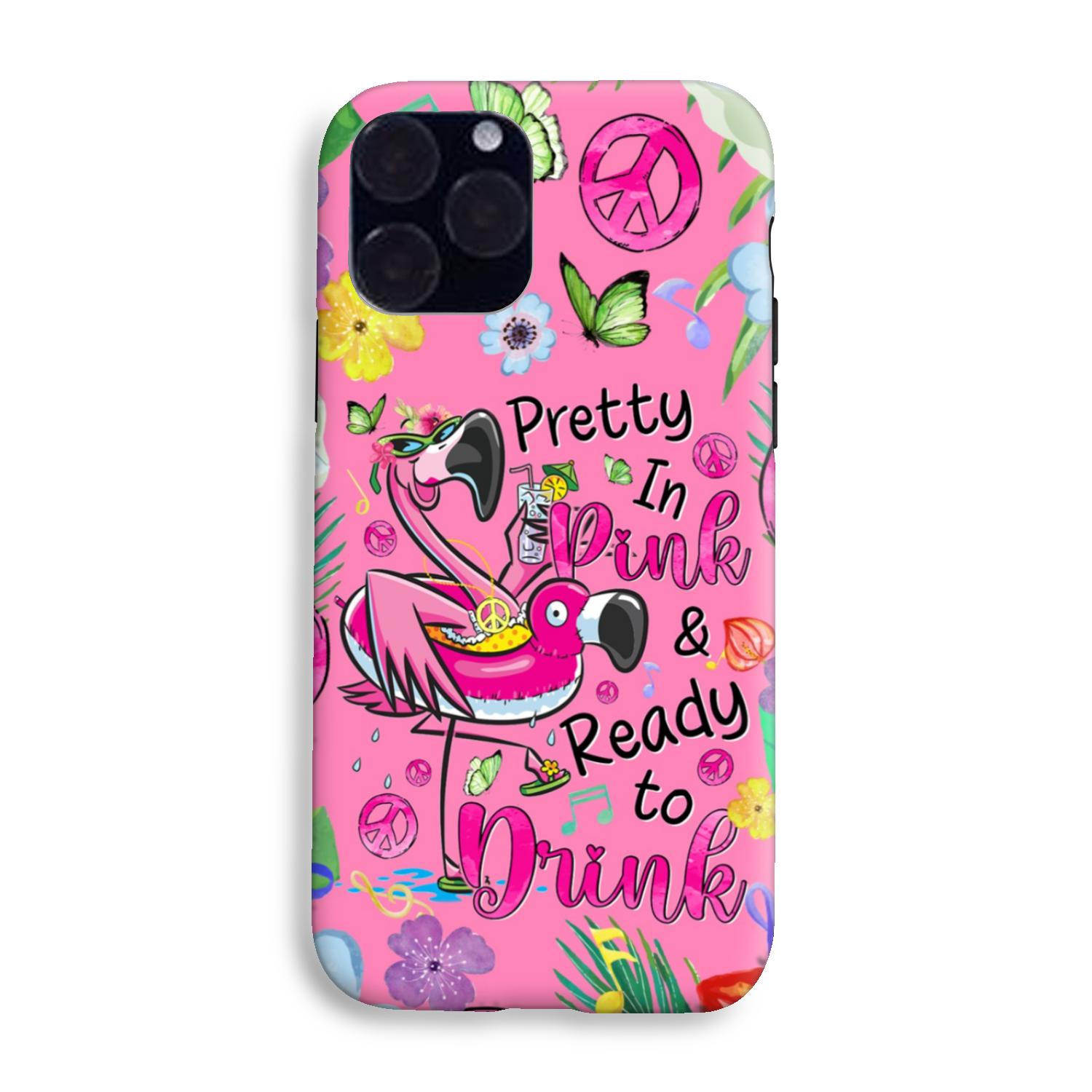 PRETTY IN PINK FLAMINGO PHONE CASE - TYQY1706243