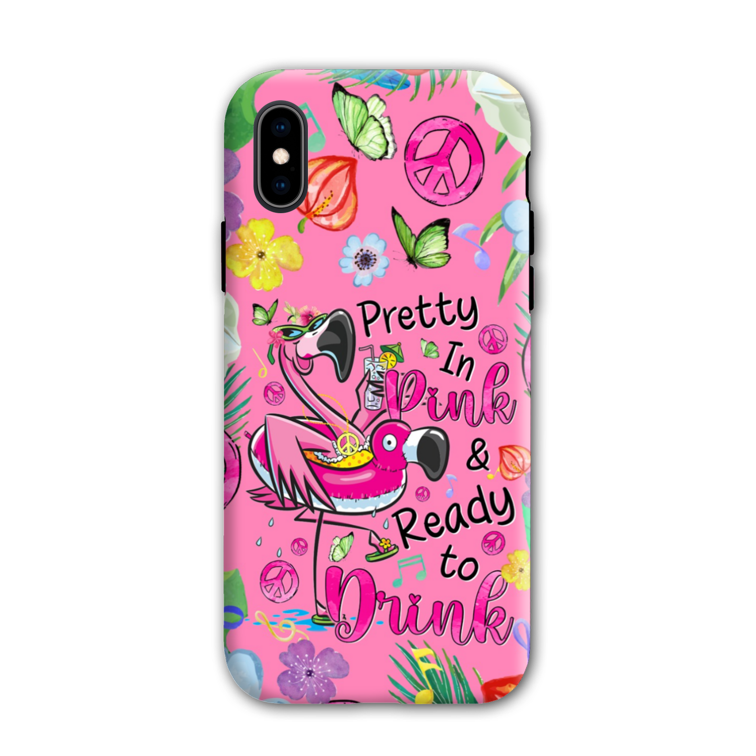 PRETTY IN PINK FLAMINGO PHONE CASE - TYQY1706243