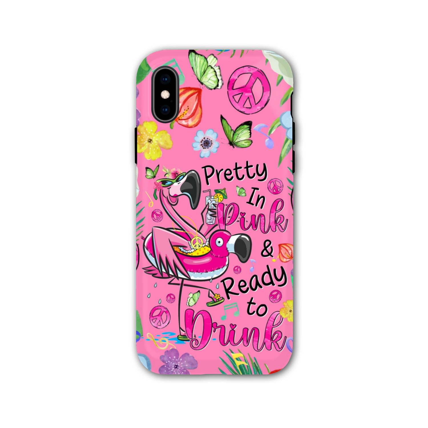 PRETTY IN PINK FLAMINGO PHONE CASE - TYQY1706243