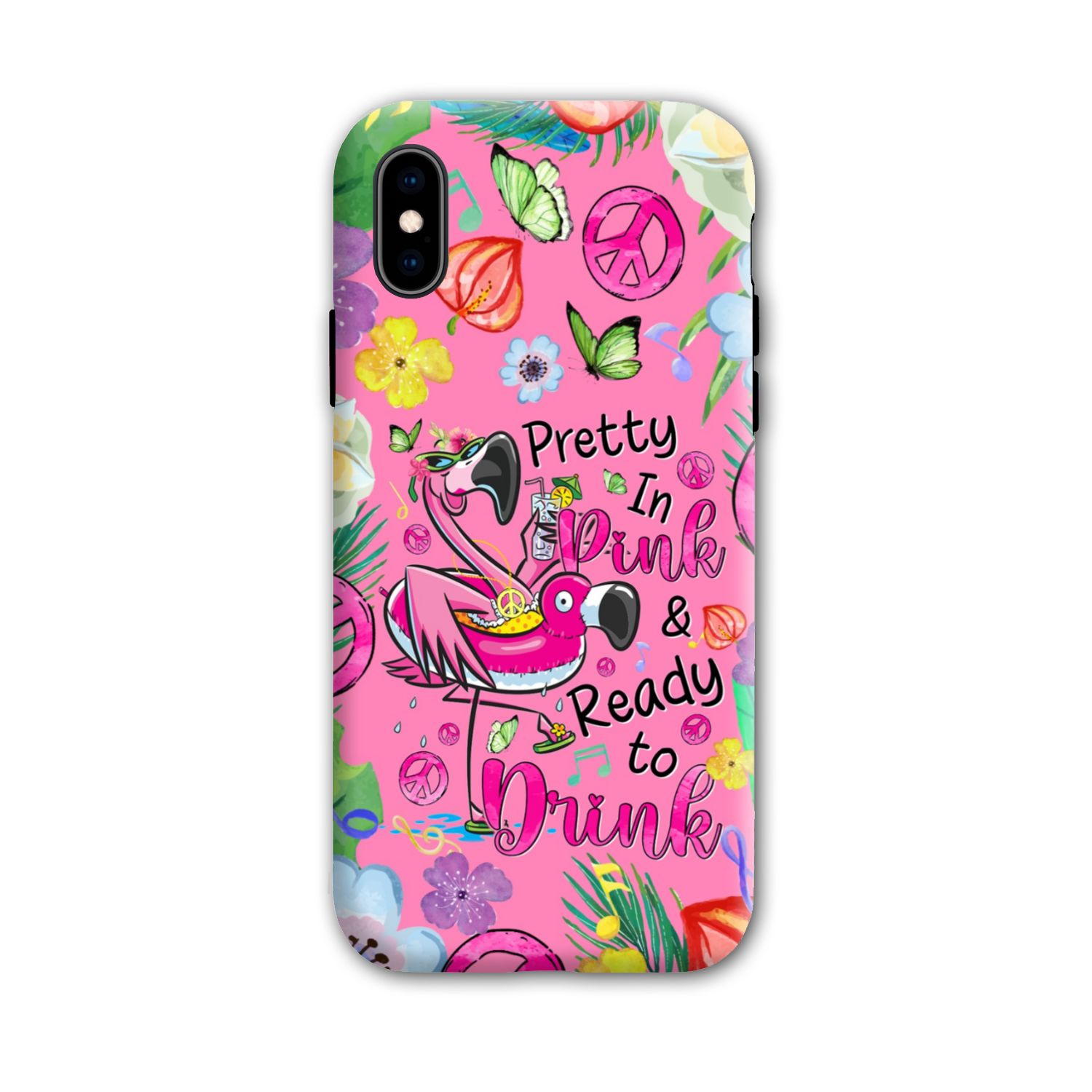 PRETTY IN PINK FLAMINGO PHONE CASE - TYQY1706243