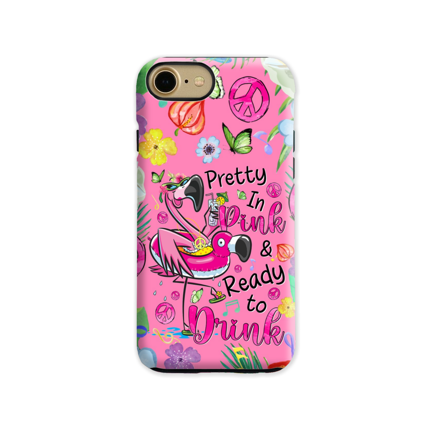 PRETTY IN PINK FLAMINGO PHONE CASE - TYQY1706243