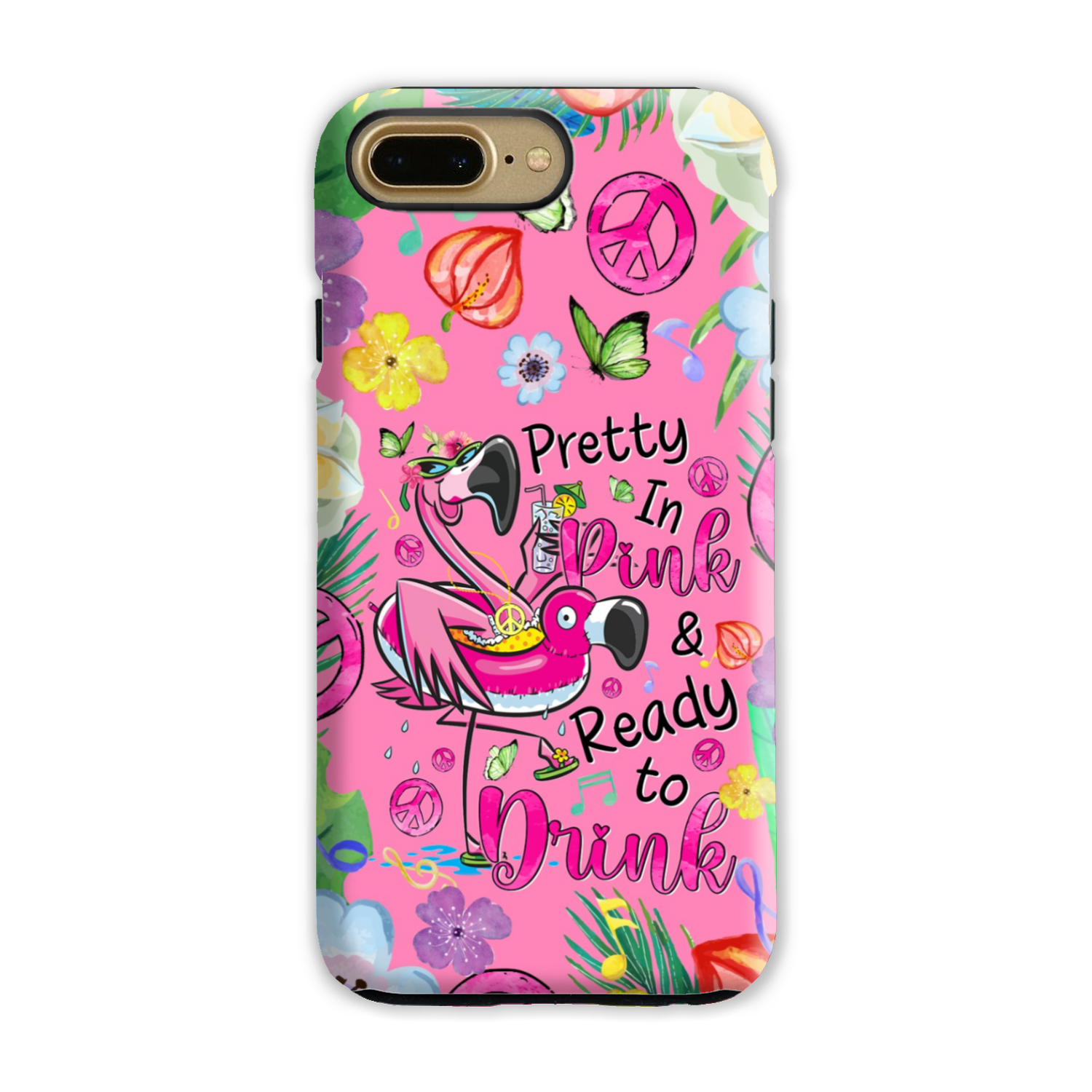 PRETTY IN PINK FLAMINGO PHONE CASE - TYQY1706243