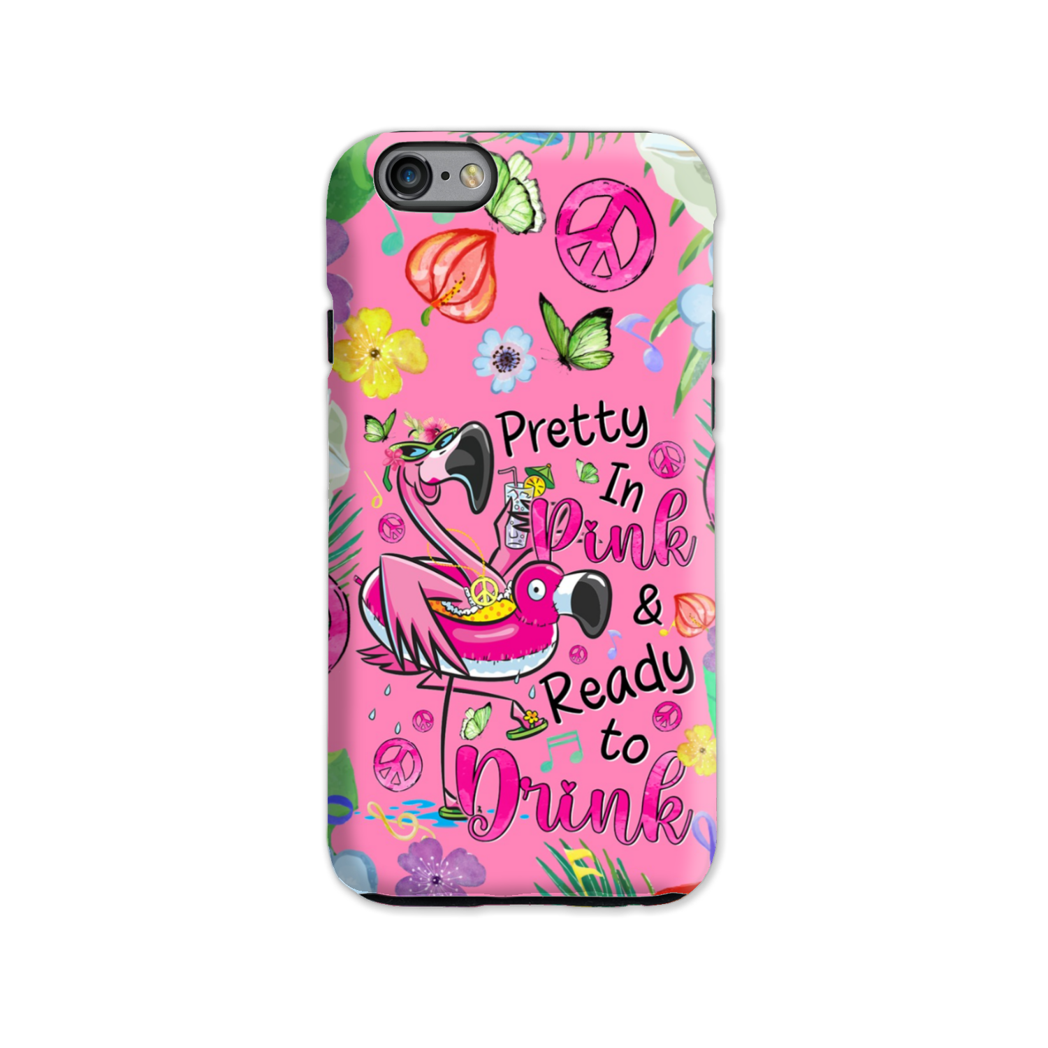 PRETTY IN PINK FLAMINGO PHONE CASE - TYQY1706243