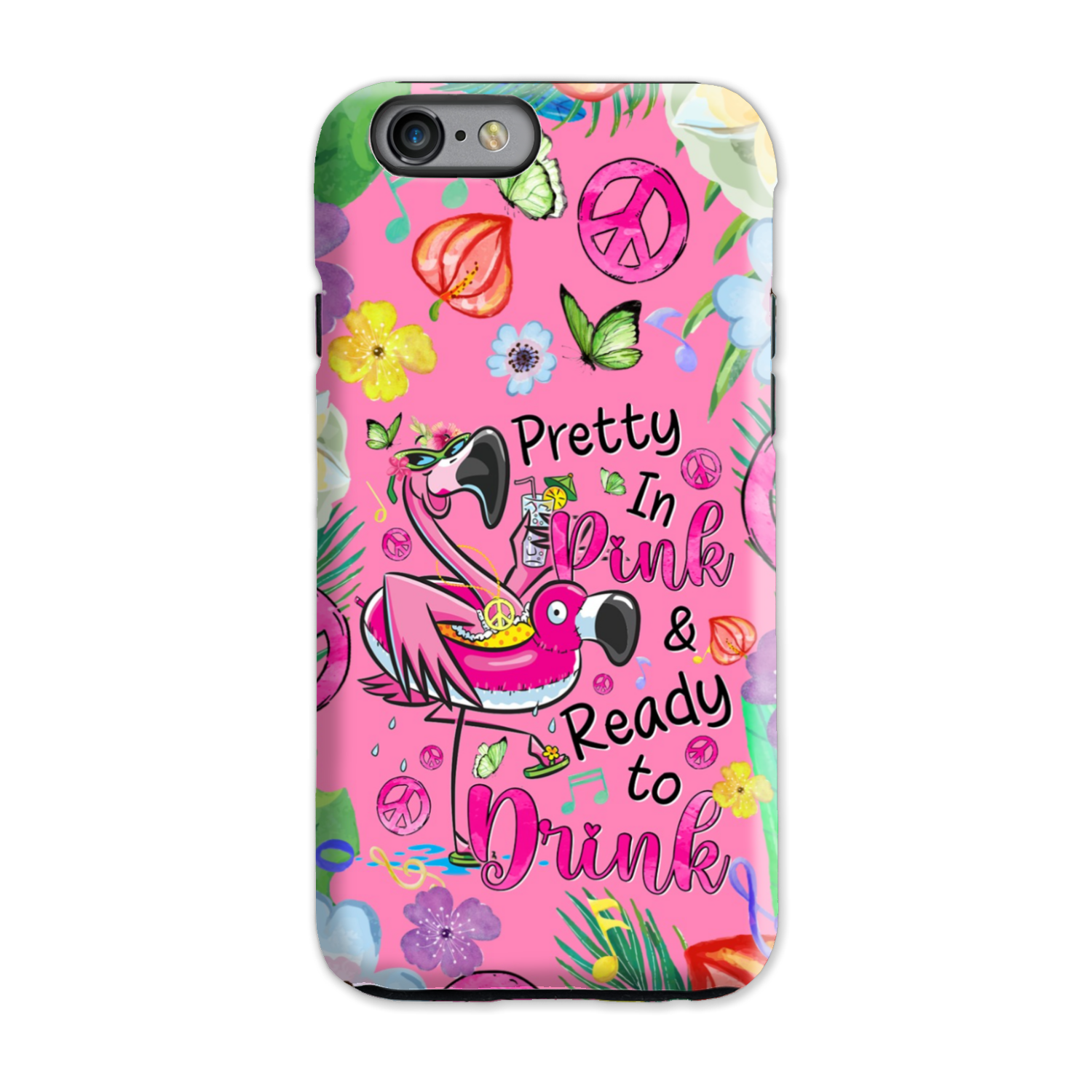 PRETTY IN PINK FLAMINGO PHONE CASE - TYQY1706243