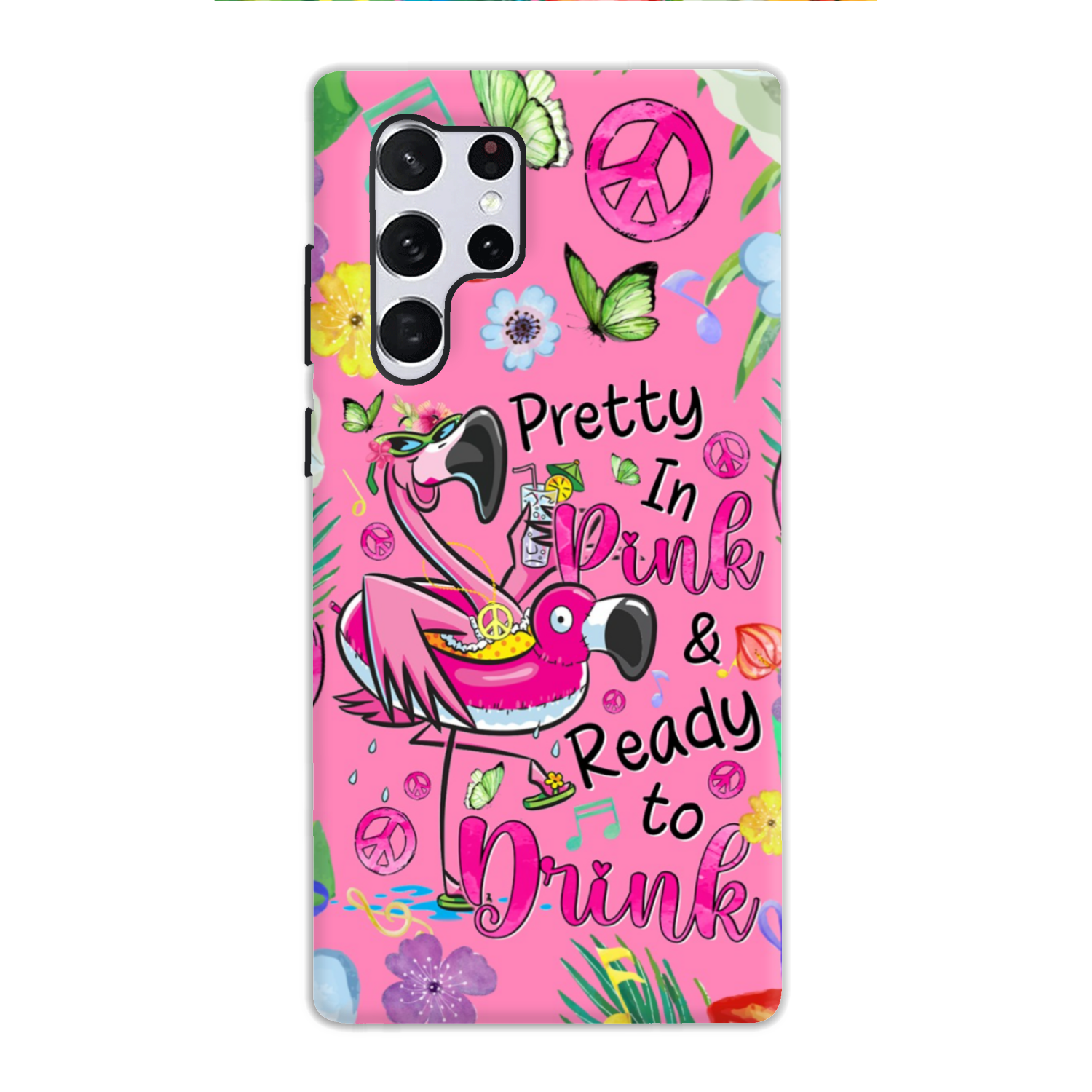 PRETTY IN PINK FLAMINGO PHONE CASE - TYQY1706243