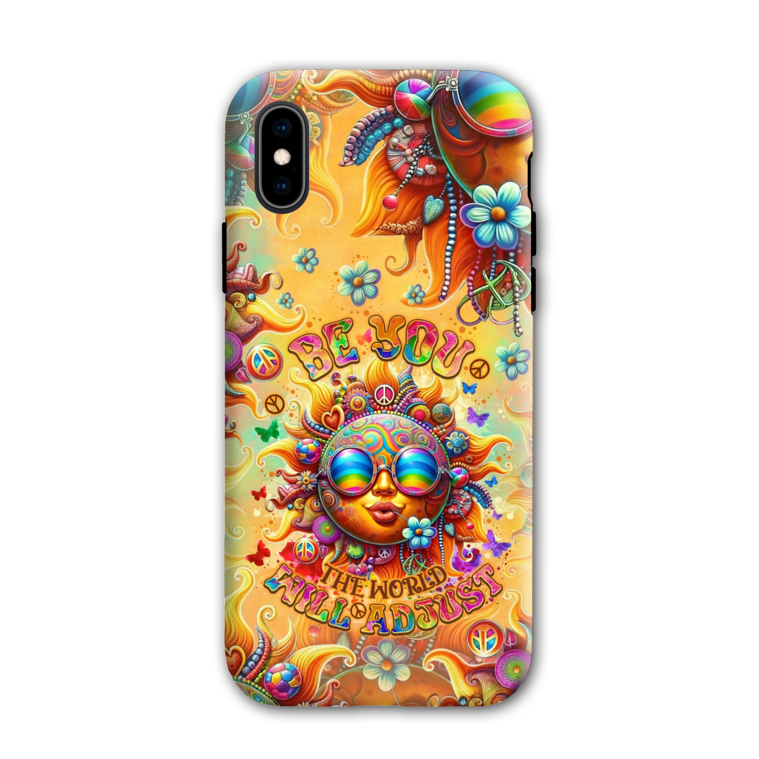 BE YOU THE WORLD WILL ADJUST SUN PHONE CASE - TLNO2106243