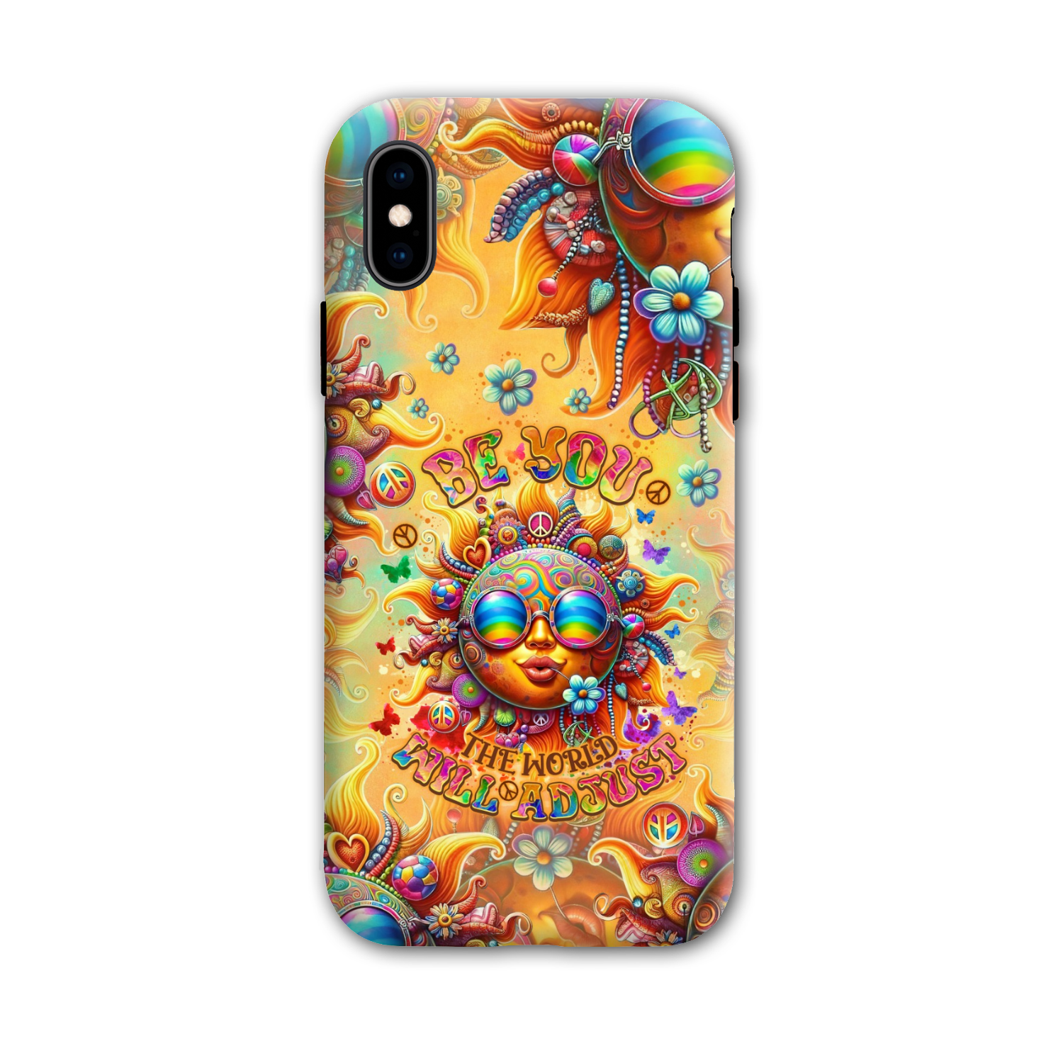 BE YOU THE WORLD WILL ADJUST SUN PHONE CASE - TLNO2106243