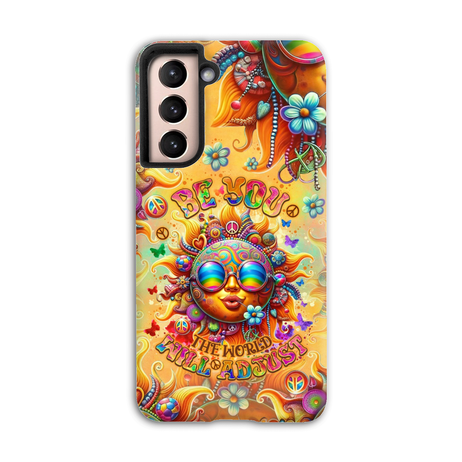 BE YOU THE WORLD WILL ADJUST SUN PHONE CASE - TLNO2106243