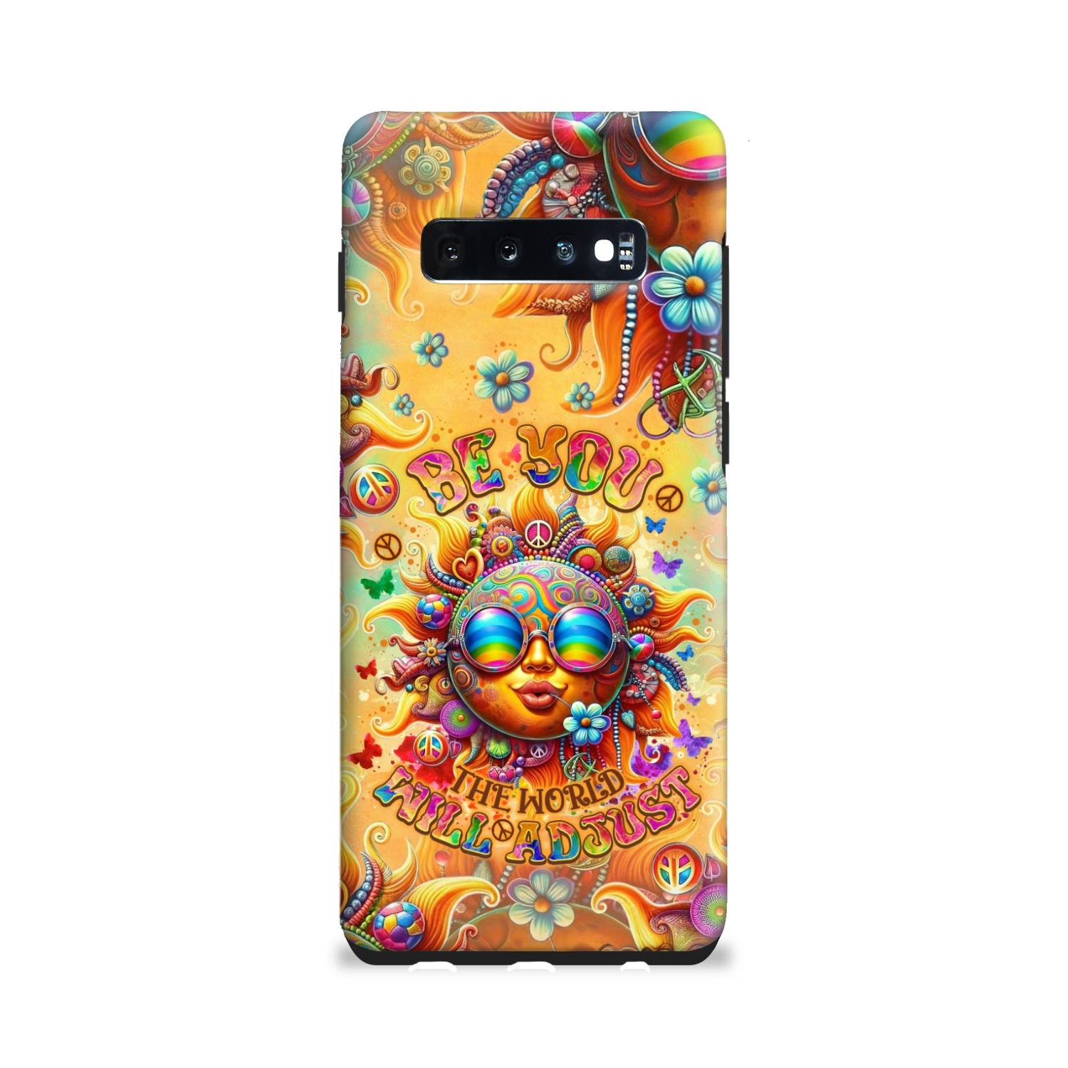 BE YOU THE WORLD WILL ADJUST SUN PHONE CASE - TLNO2106243