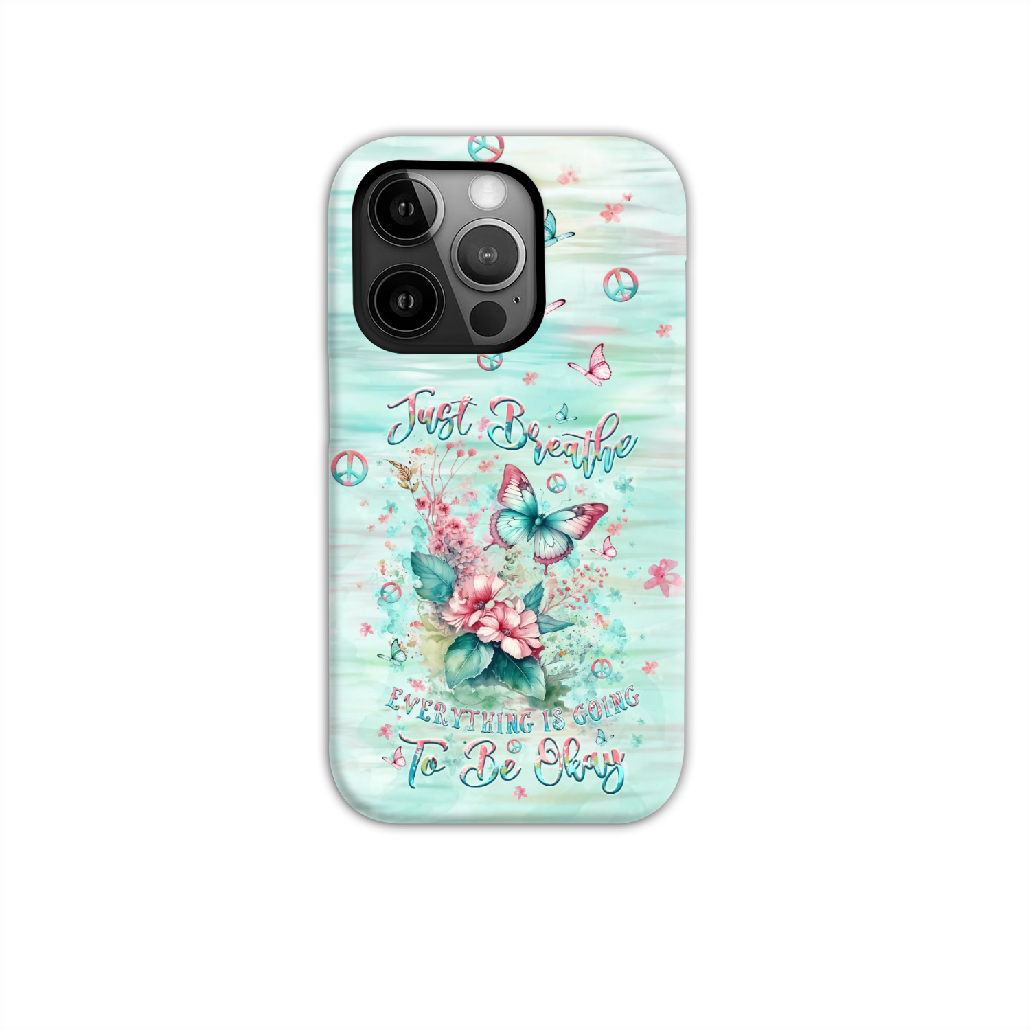 JUST BREATHE BUTTERFLY PHONE CASE - YHLT0907242