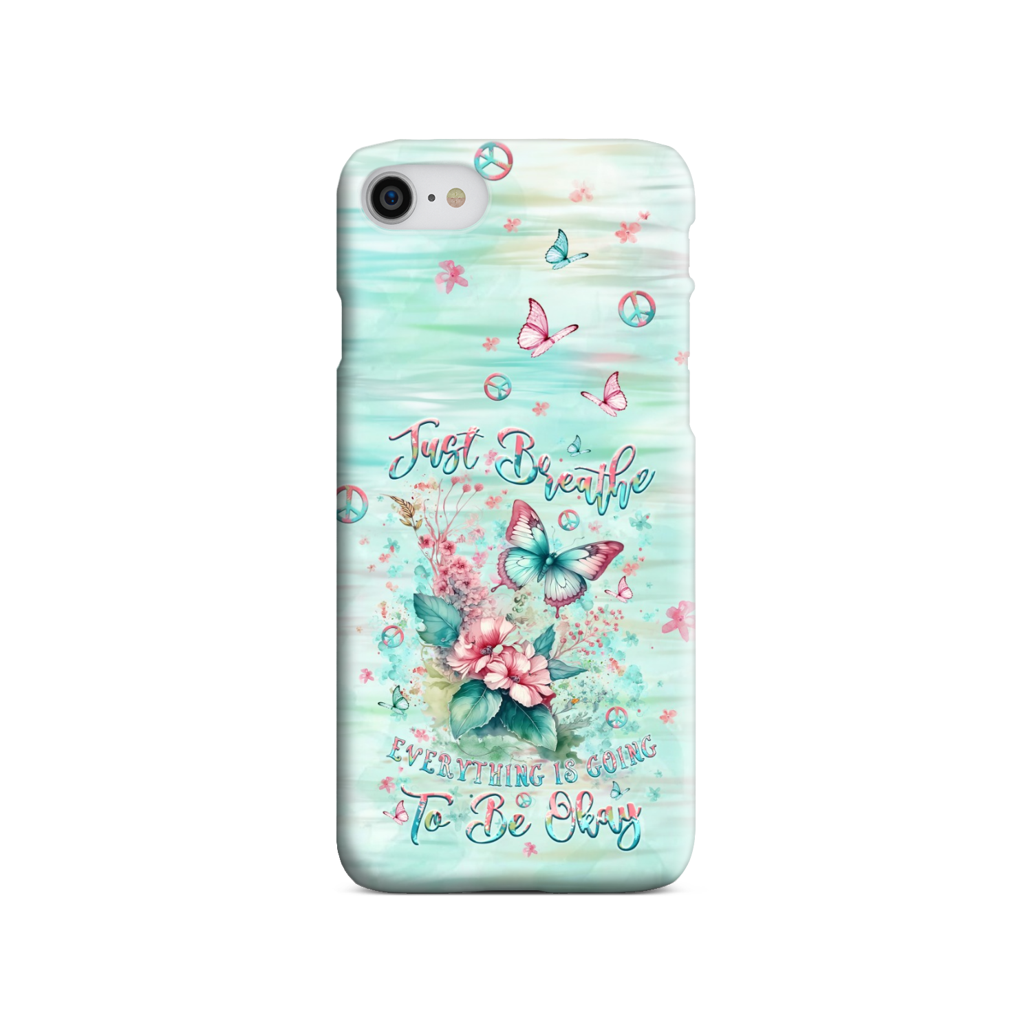 JUST BREATHE BUTTERFLY PHONE CASE - YHLT0907242