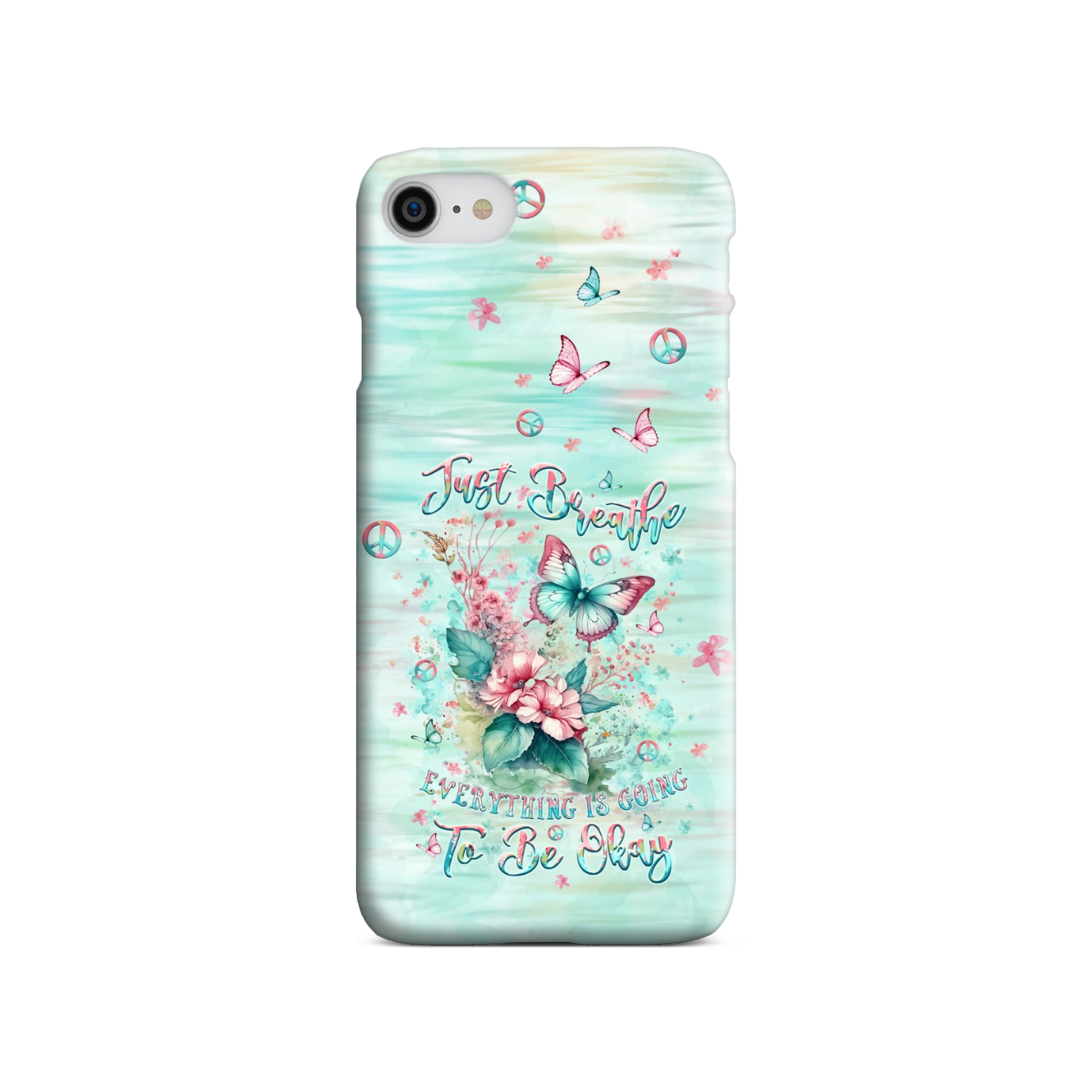 JUST BREATHE BUTTERFLY PHONE CASE - YHLT0907242