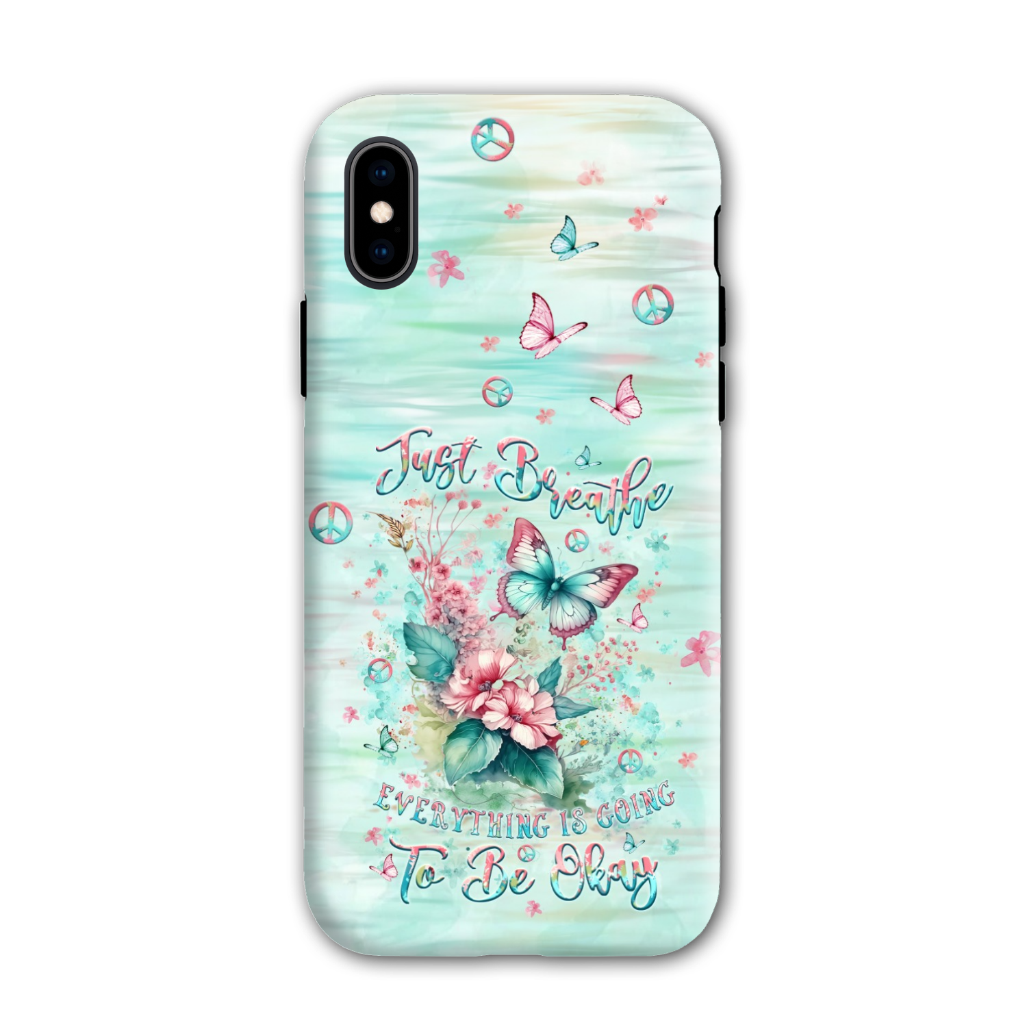 JUST BREATHE BUTTERFLY PHONE CASE - YHLT0907242