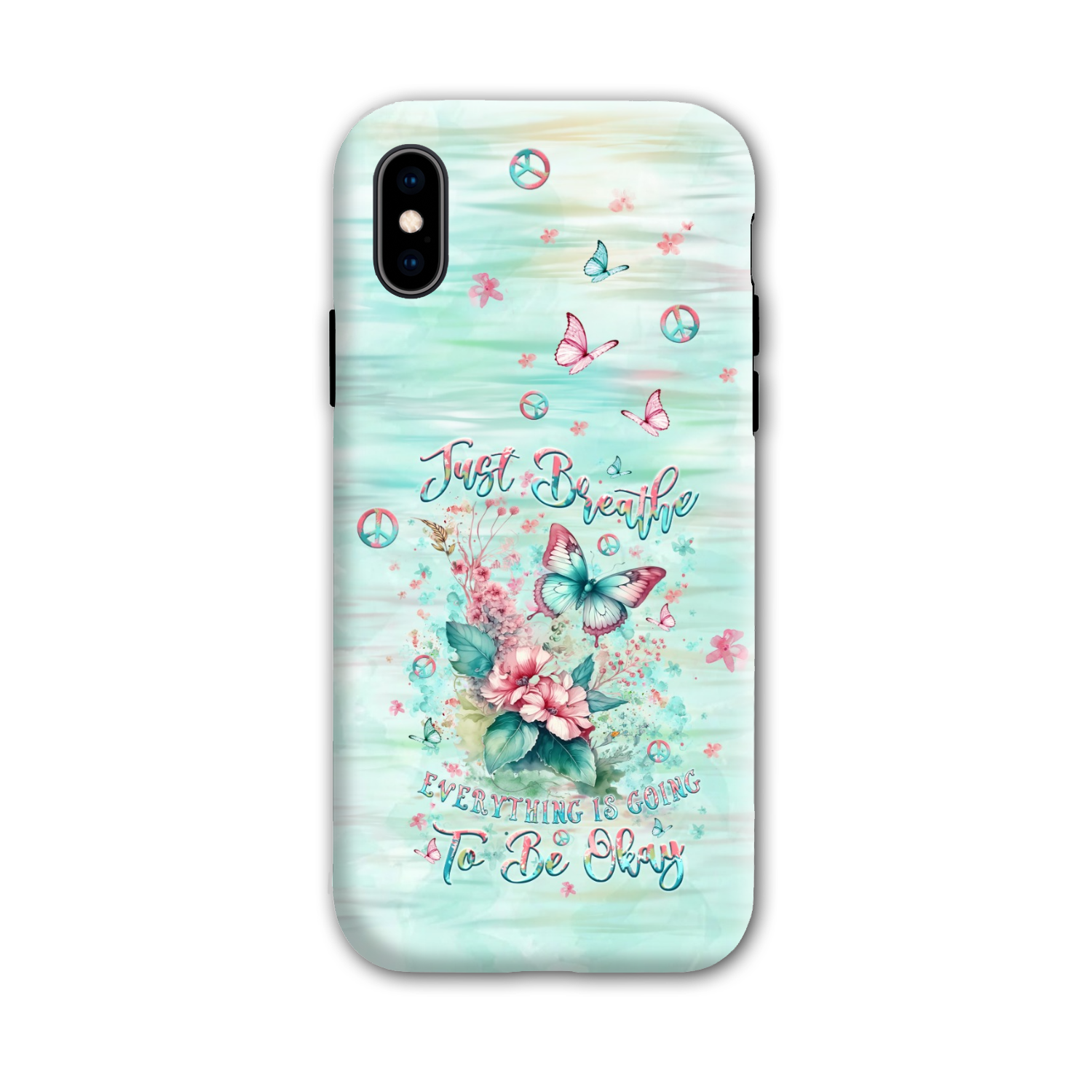 JUST BREATHE BUTTERFLY PHONE CASE - YHLT0907242