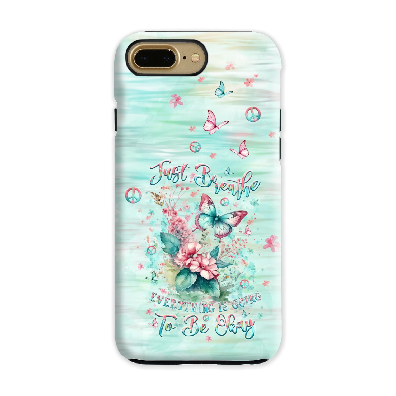 JUST BREATHE BUTTERFLY PHONE CASE - YHLT0907242