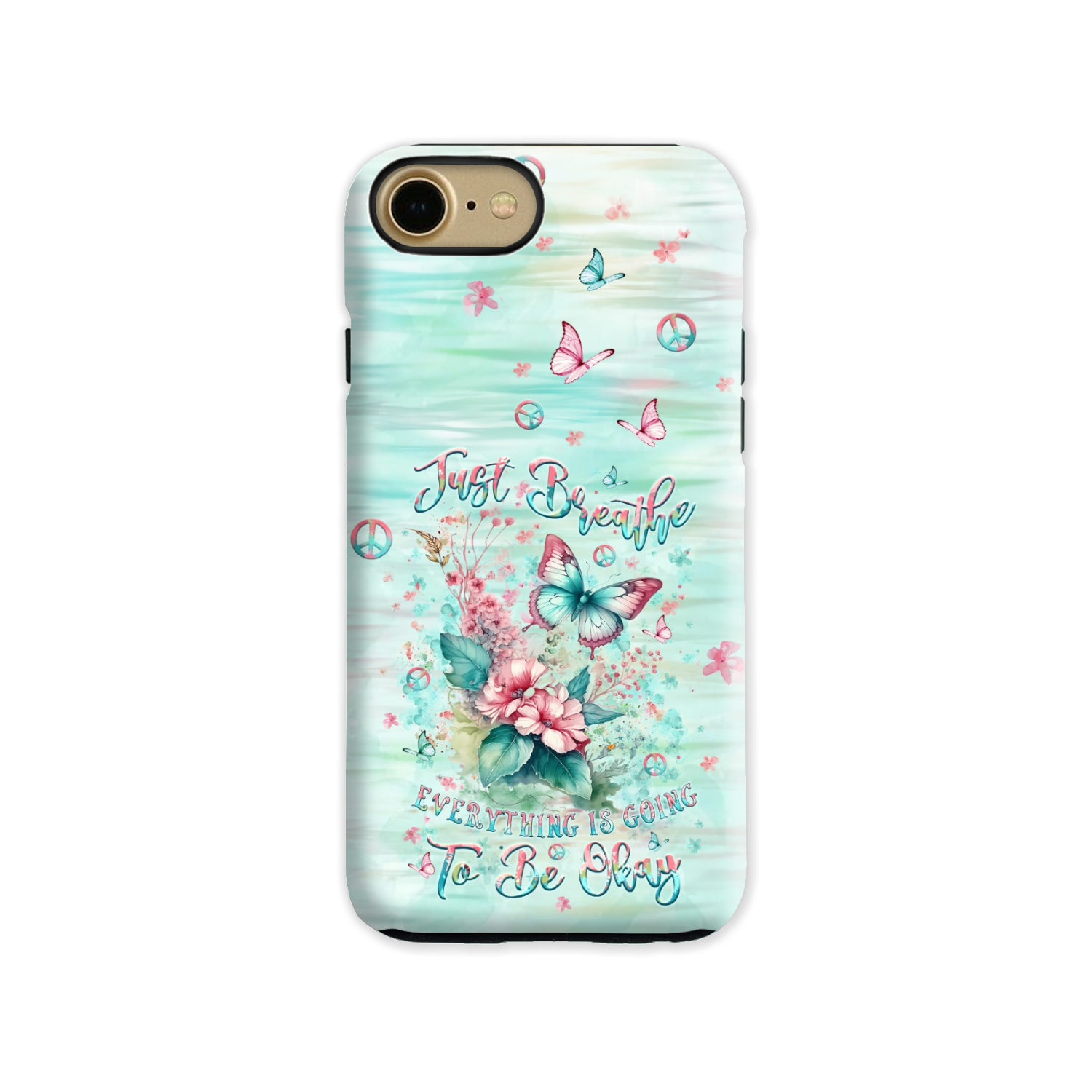 JUST BREATHE BUTTERFLY PHONE CASE - YHLT0907242