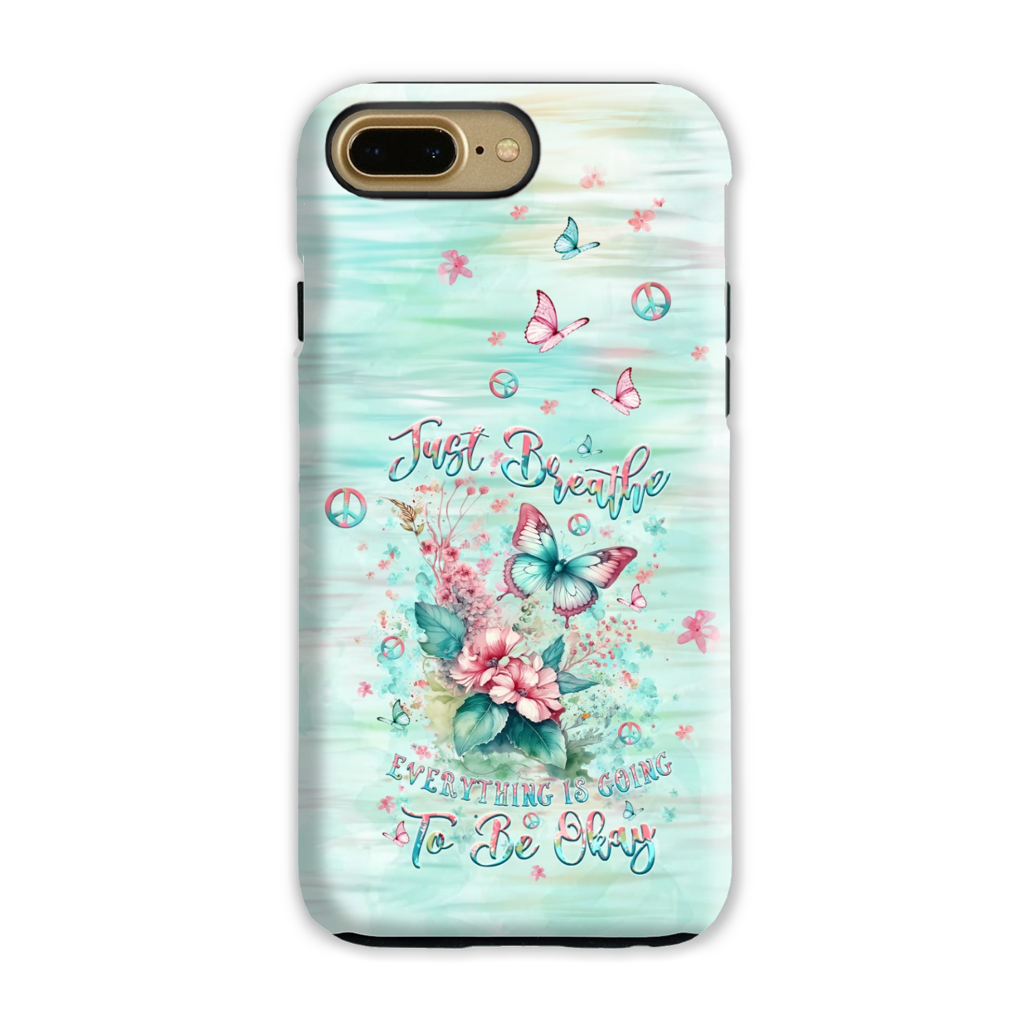 JUST BREATHE BUTTERFLY PHONE CASE - YHLT0907242