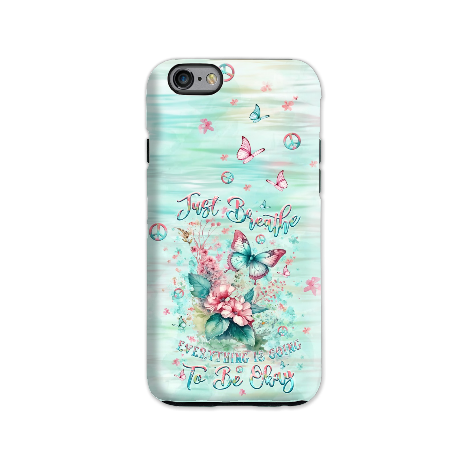 JUST BREATHE BUTTERFLY PHONE CASE - YHLT0907242