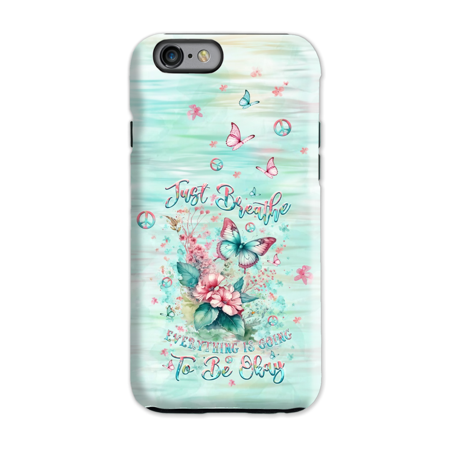 JUST BREATHE BUTTERFLY PHONE CASE - YHLT0907242