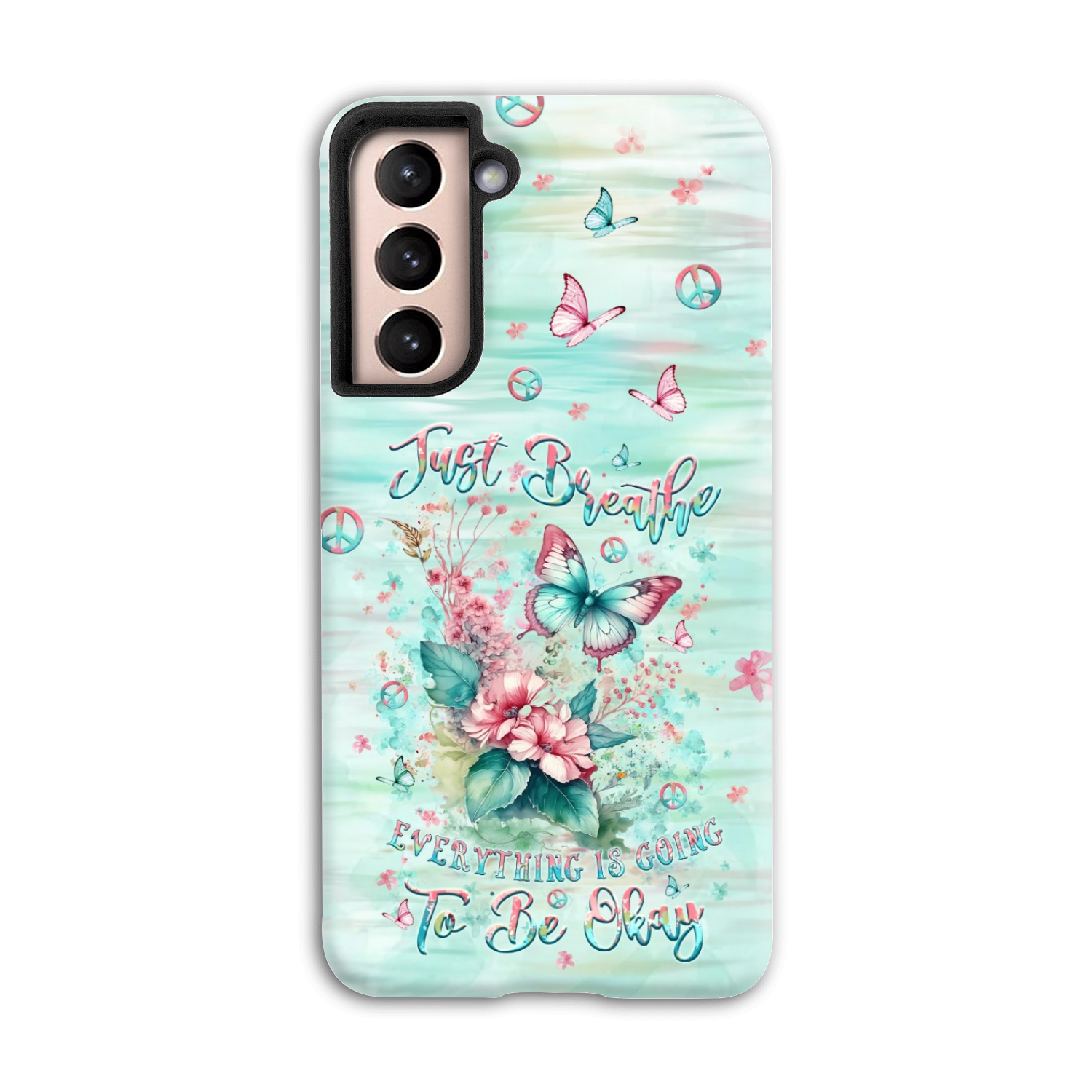 JUST BREATHE BUTTERFLY PHONE CASE - YHLT0907242