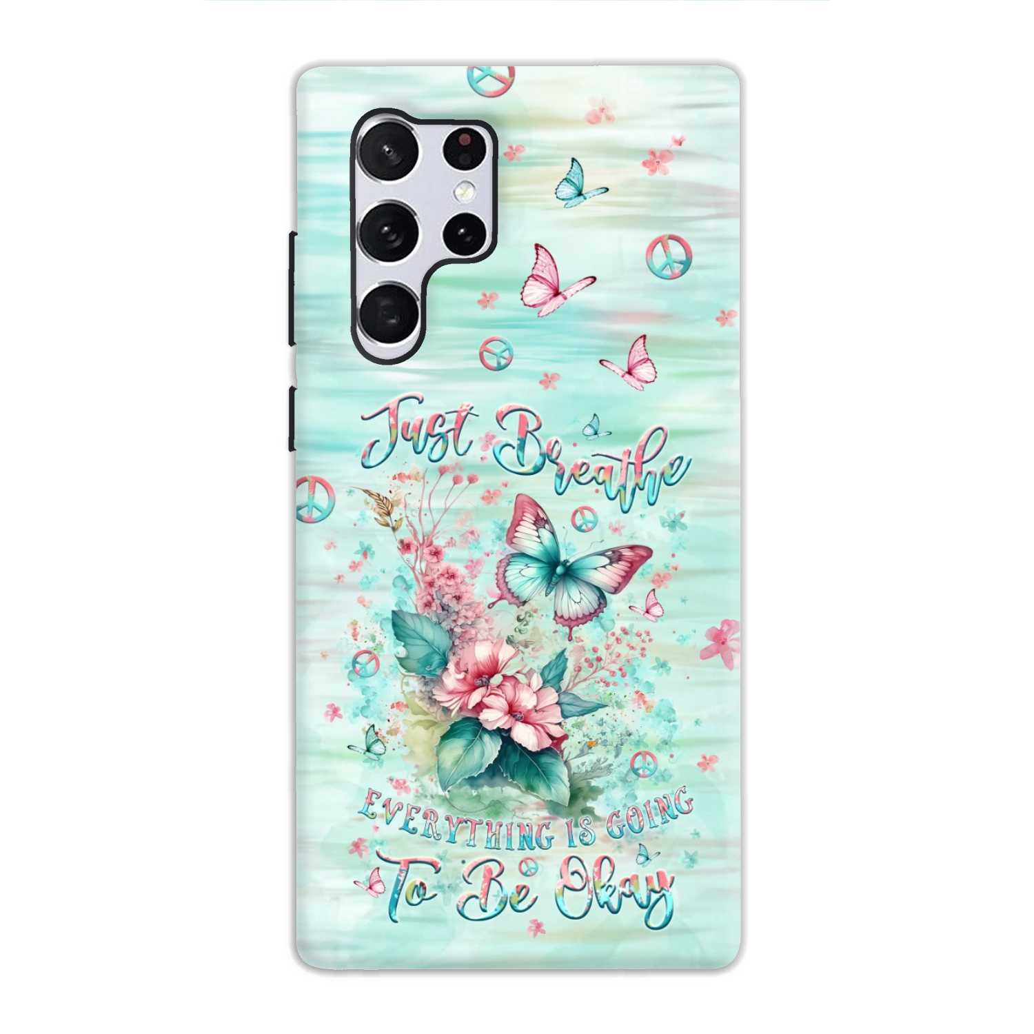 JUST BREATHE BUTTERFLY PHONE CASE - YHLT0907242