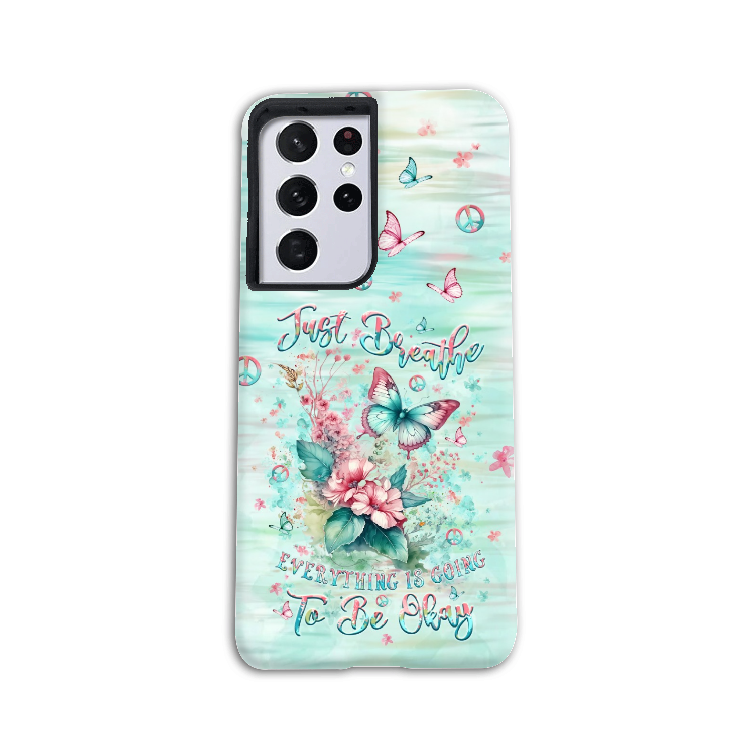 JUST BREATHE BUTTERFLY PHONE CASE - YHLT0907242