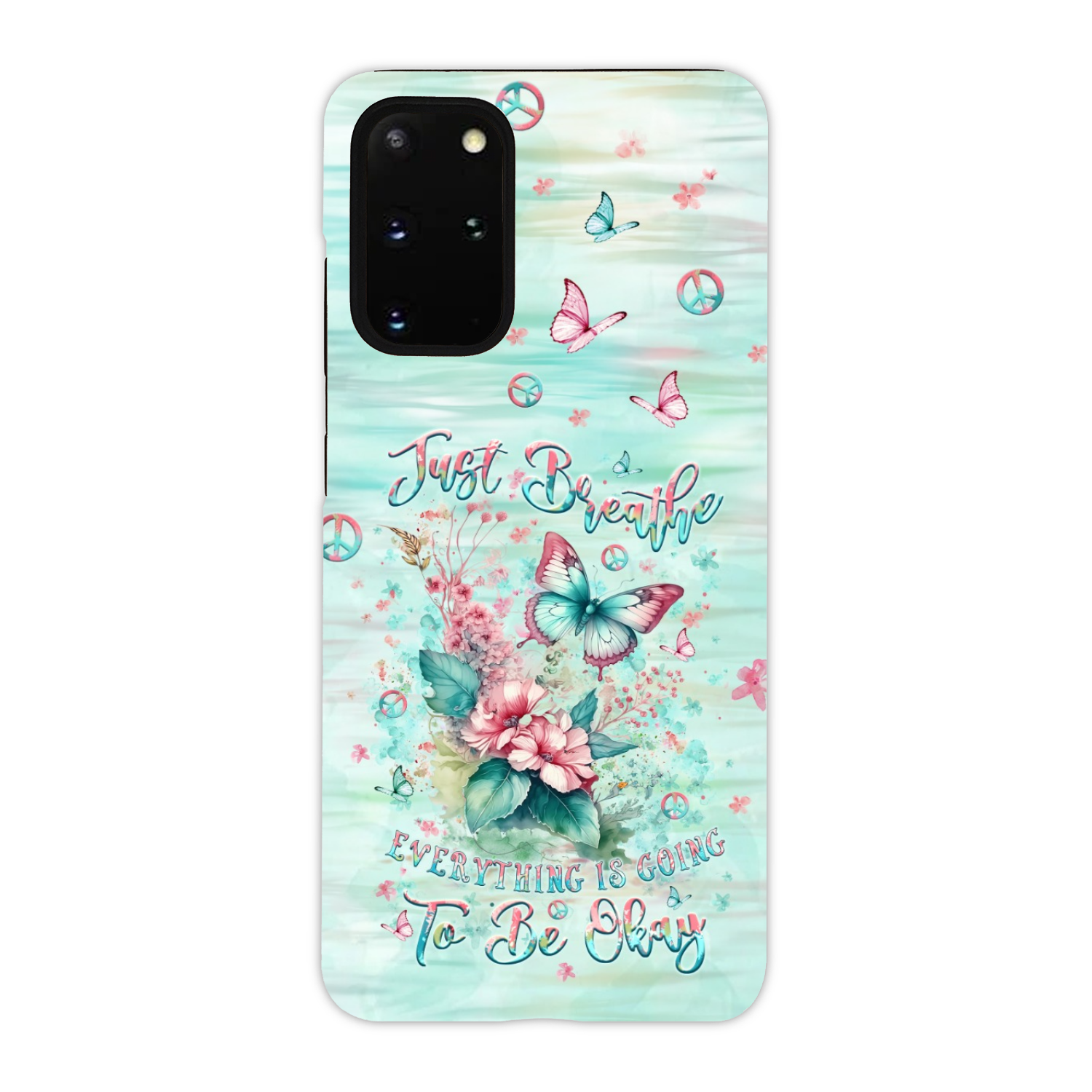 JUST BREATHE BUTTERFLY PHONE CASE - YHLT0907242