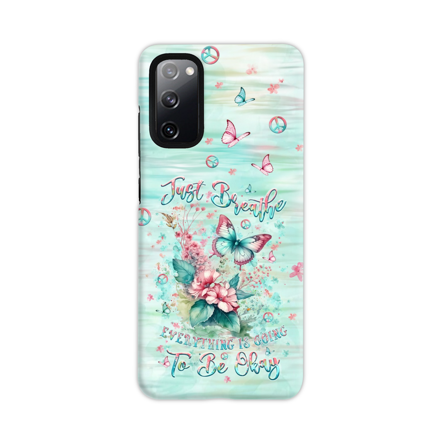 JUST BREATHE BUTTERFLY PHONE CASE - YHLT0907242