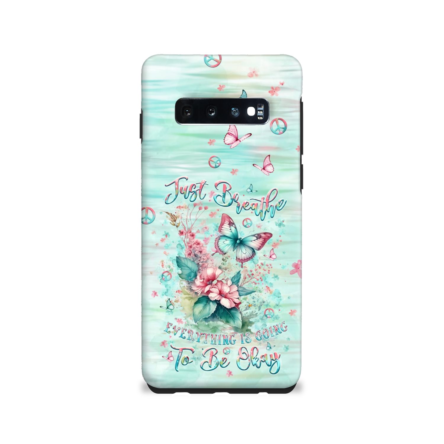 JUST BREATHE BUTTERFLY PHONE CASE - YHLT0907242