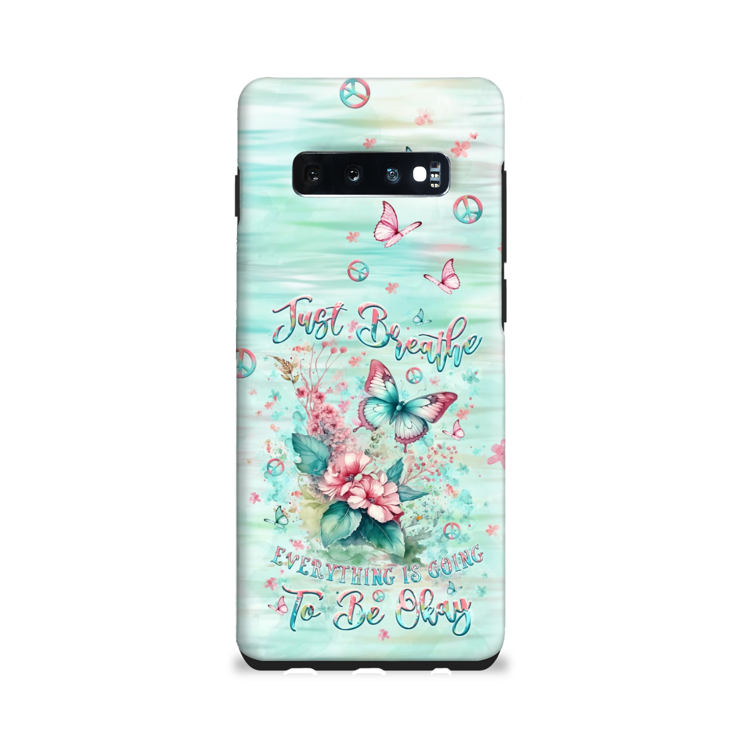 JUST BREATHE BUTTERFLY PHONE CASE - YHLT0907242