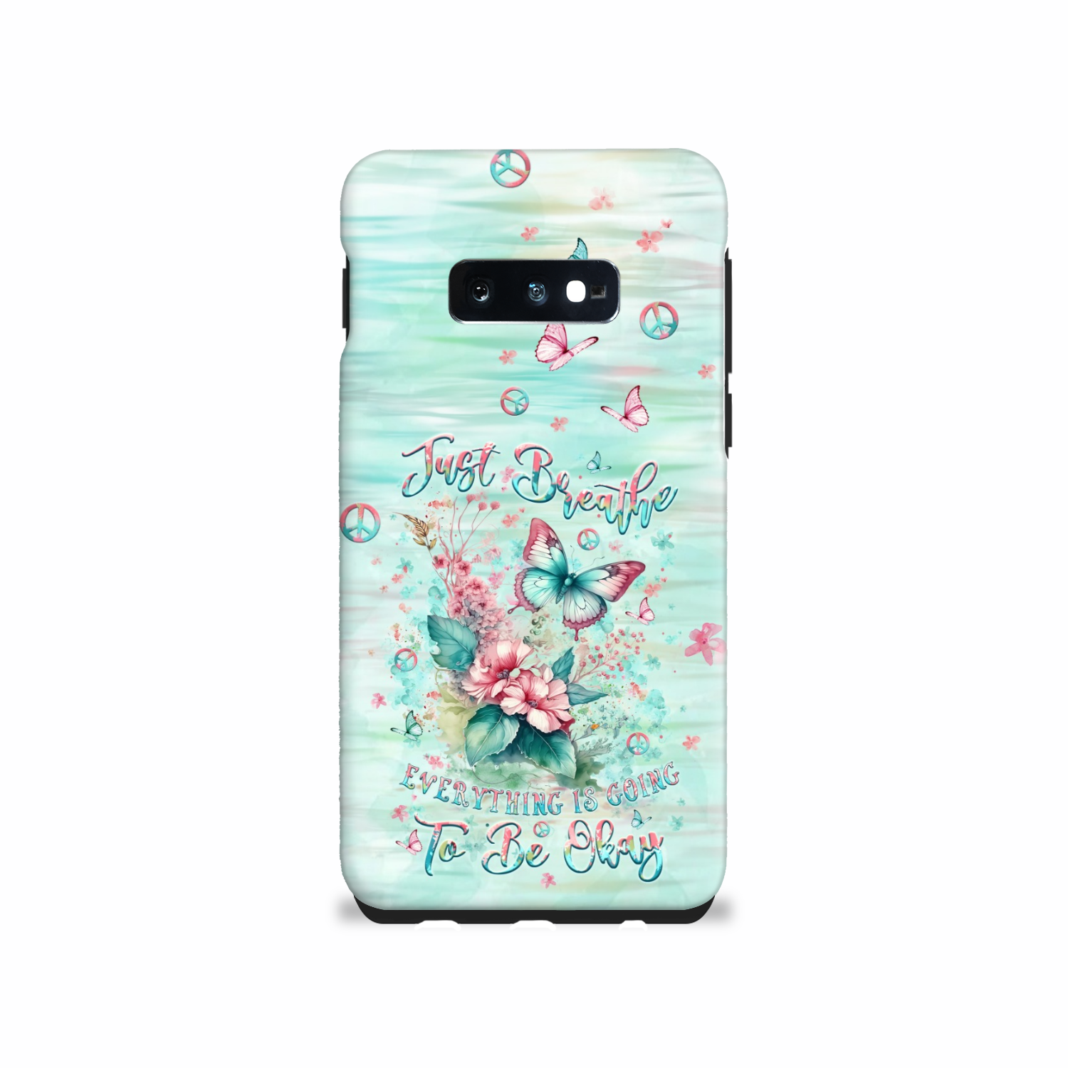 JUST BREATHE BUTTERFLY PHONE CASE - YHLT0907242