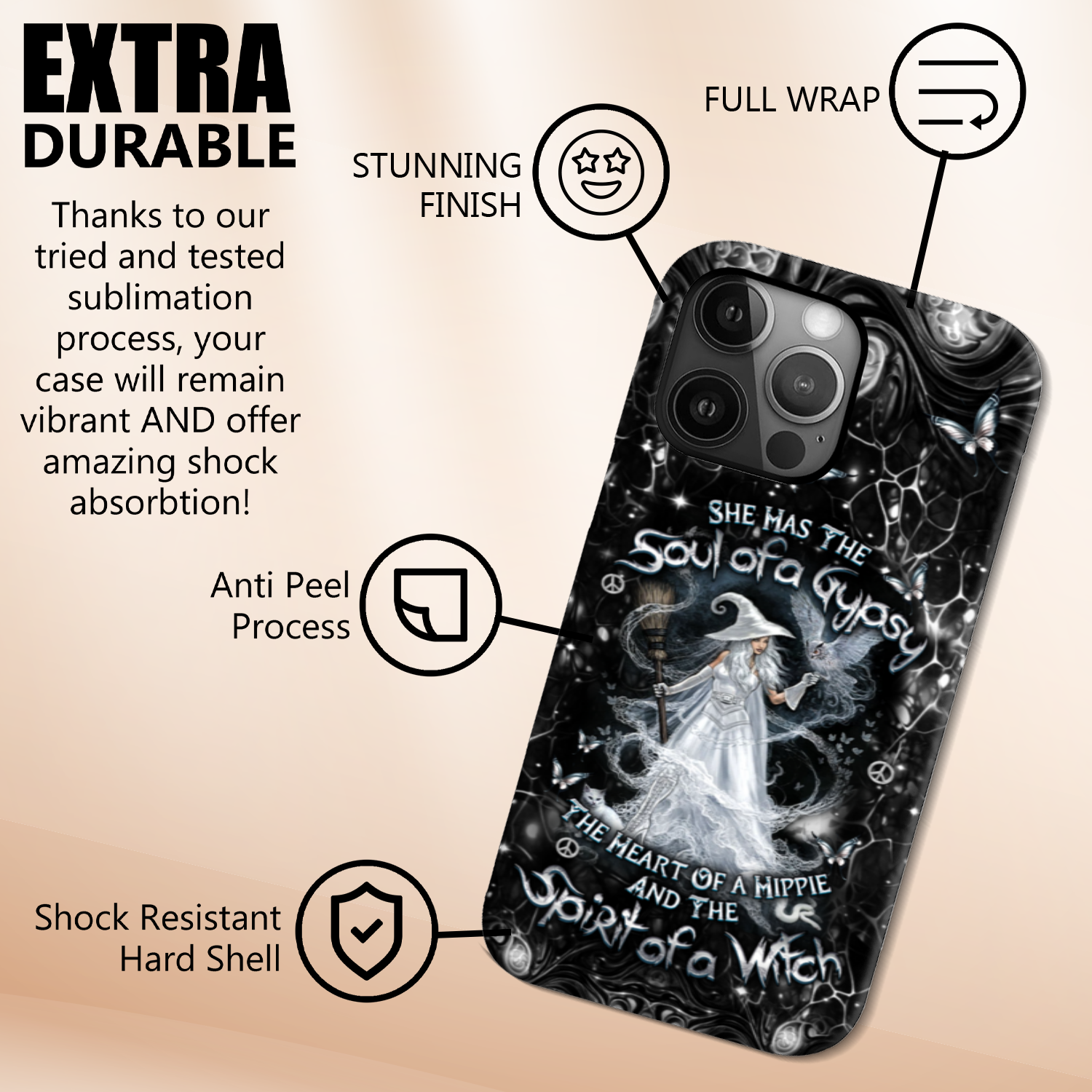 SPIRIT OF A WITCH HALLOWEEN PHONE CASE - YHDU2609245