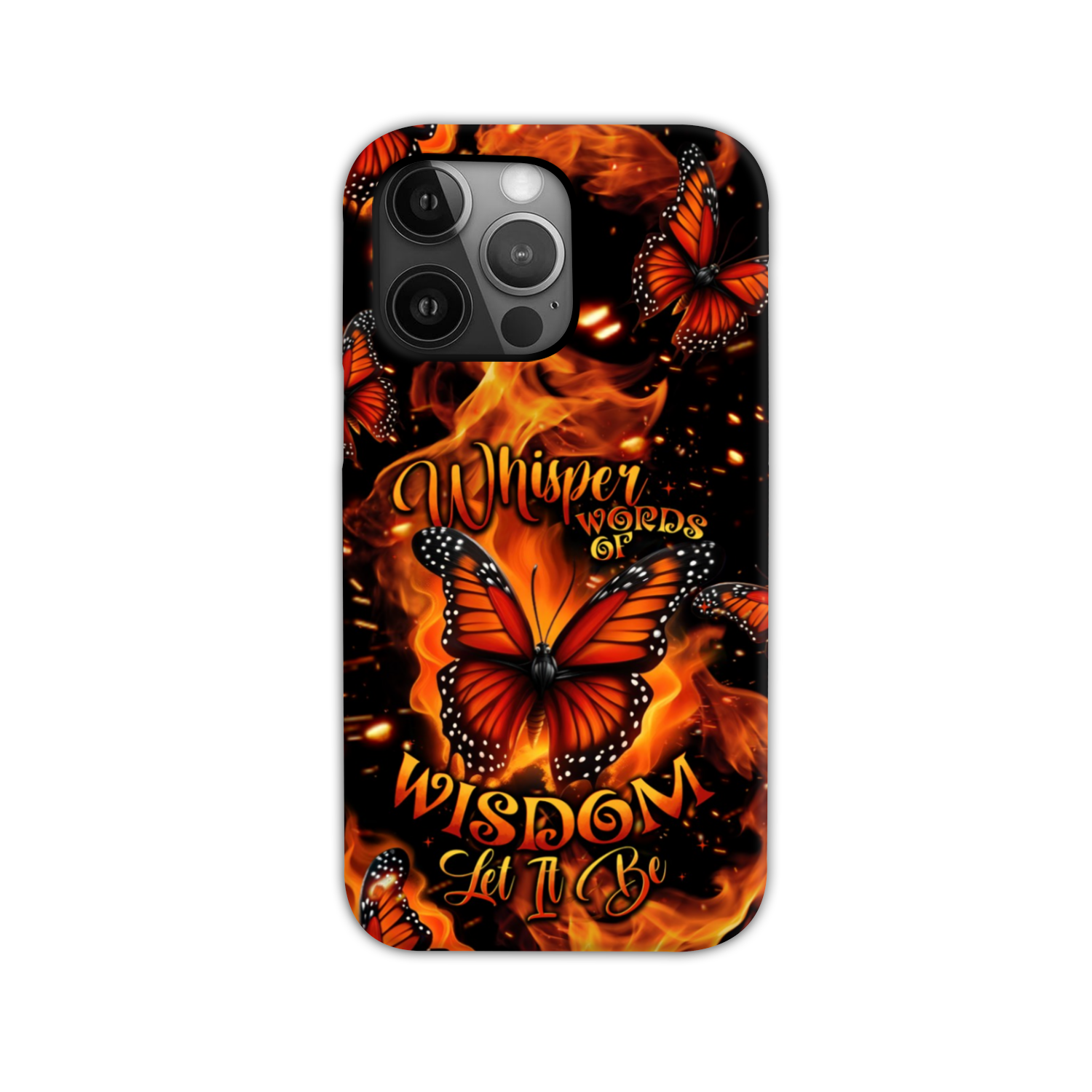 WHISPER WORDS OF WISDOM LET IT BE BUTTERFLY PHONE CASE - TYTD1510244