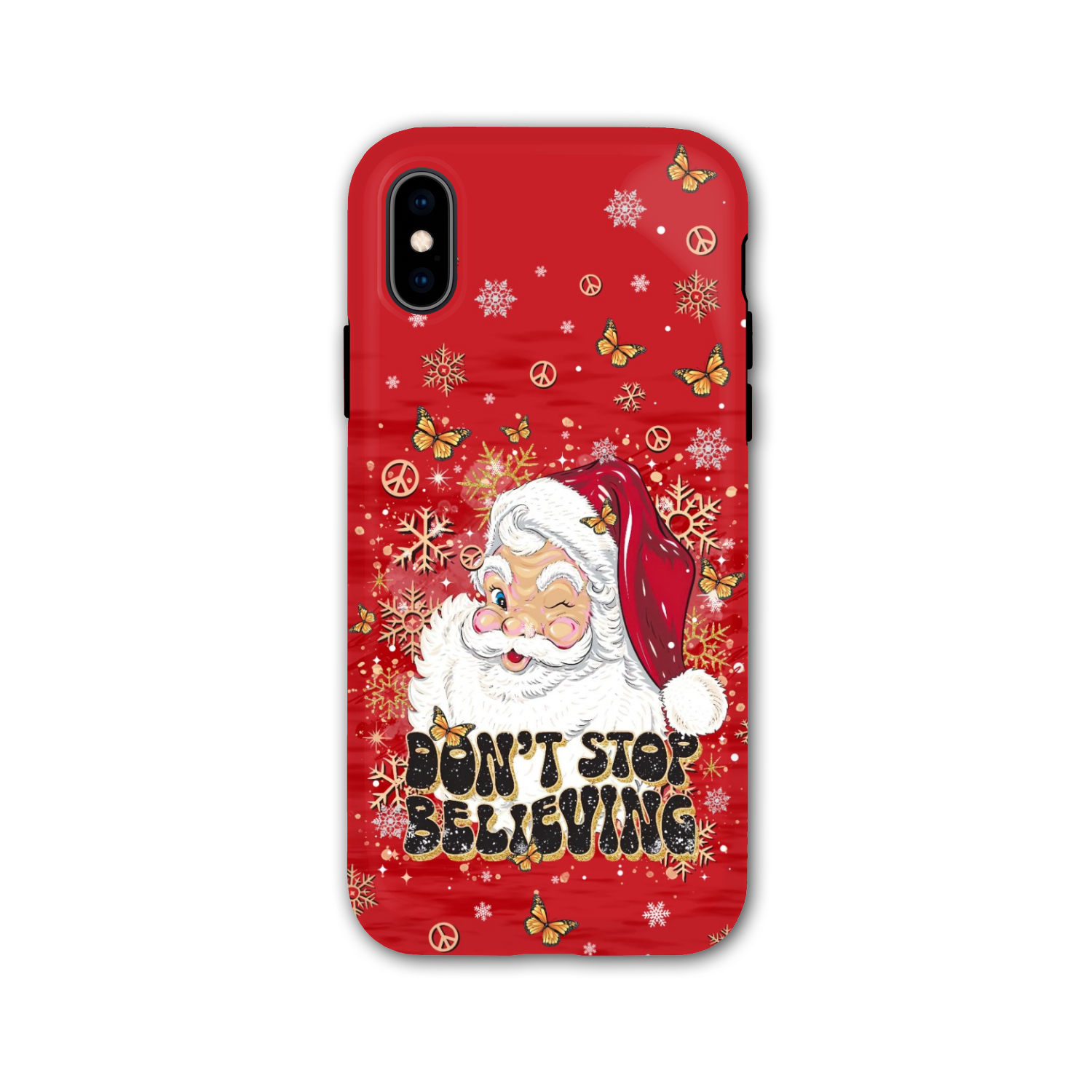 DON'T STOP BELIEVING CHRISTMAS PHONE CASE - TLTR0811248