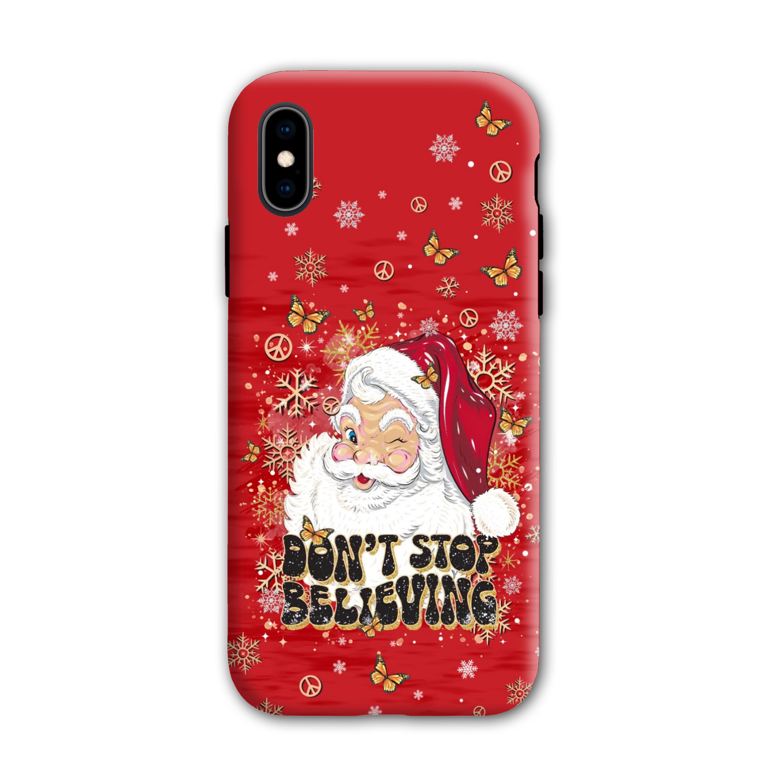 DON'T STOP BELIEVING CHRISTMAS PHONE CASE - TLTR0811248