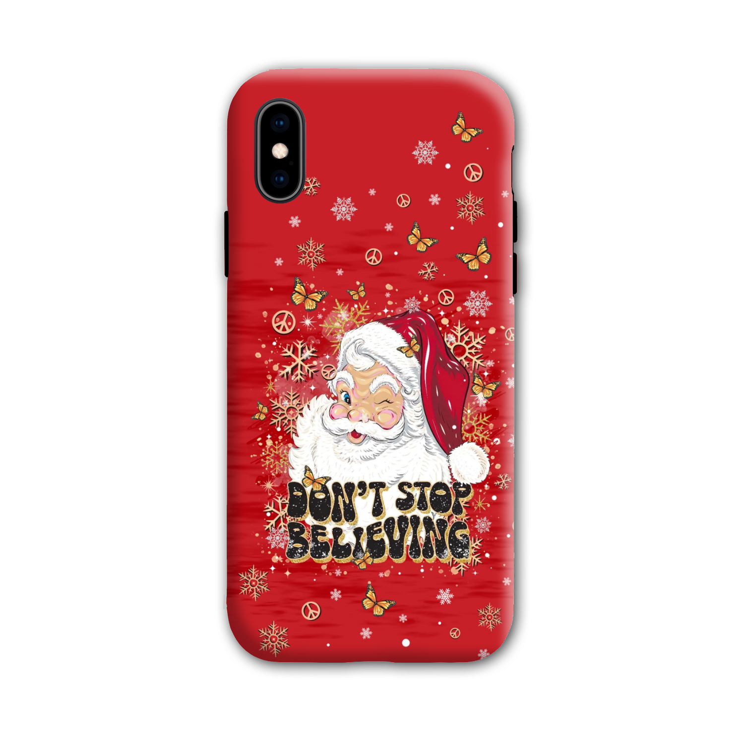 DON'T STOP BELIEVING CHRISTMAS PHONE CASE - TLTR0811248