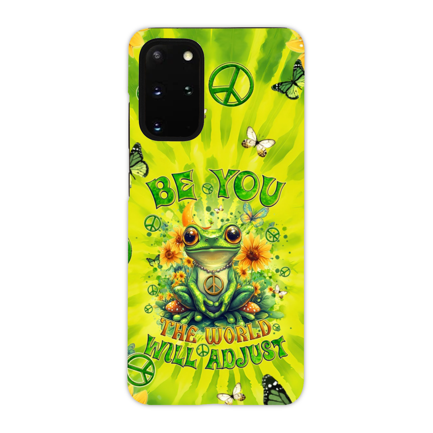 BE YOU THE WORLD WILL ADJUST FROG TIE DYE PHONE CASE - TYQY0401257