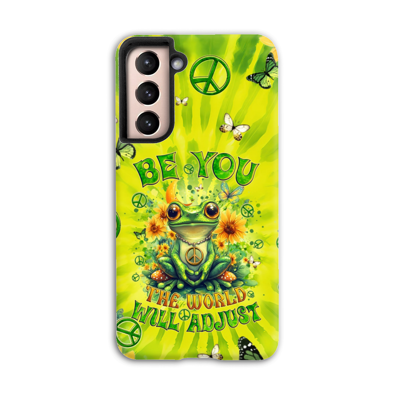 BE YOU THE WORLD WILL ADJUST FROG TIE DYE PHONE CASE - TYQY0401257