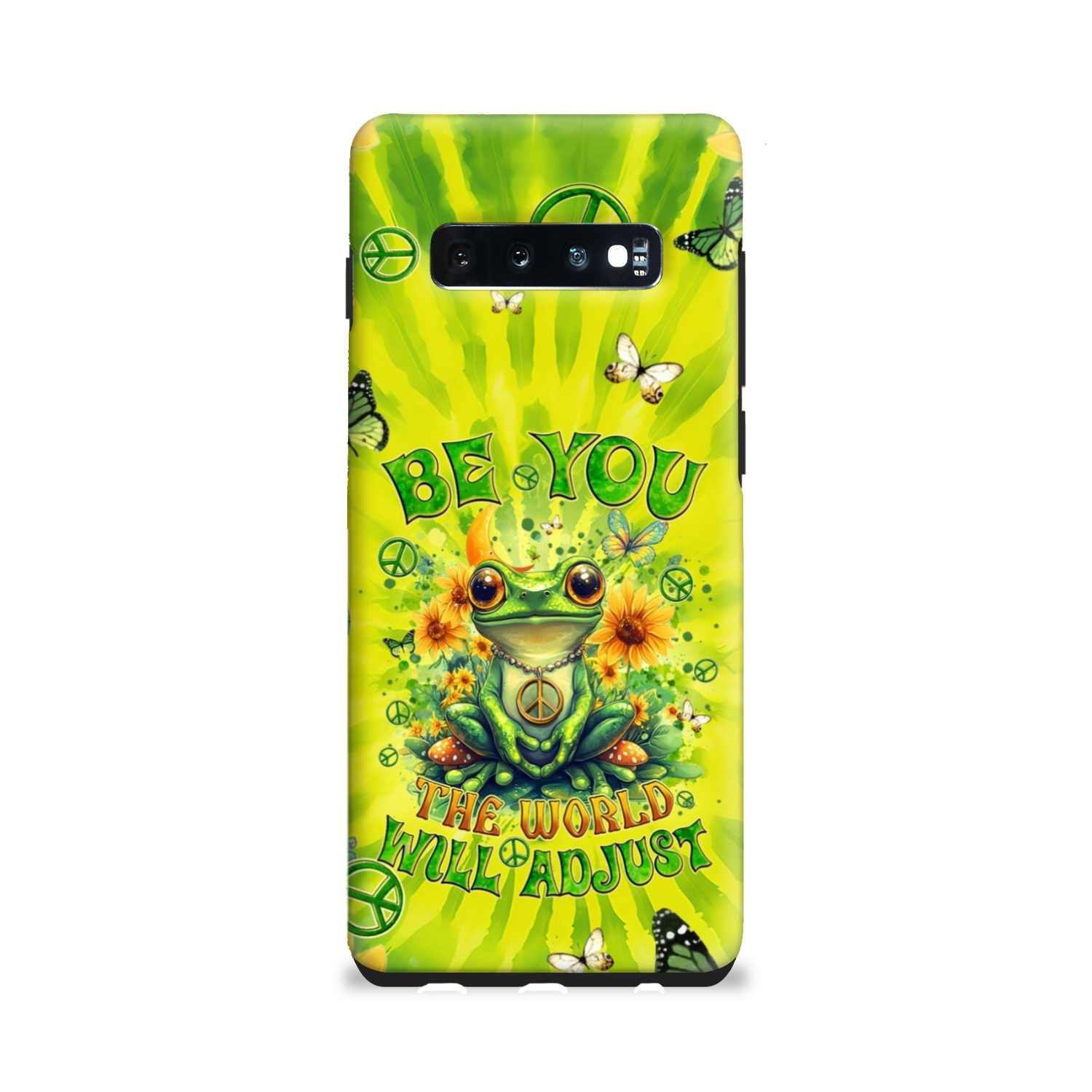 BE YOU THE WORLD WILL ADJUST FROG TIE DYE PHONE CASE - TYQY0401257