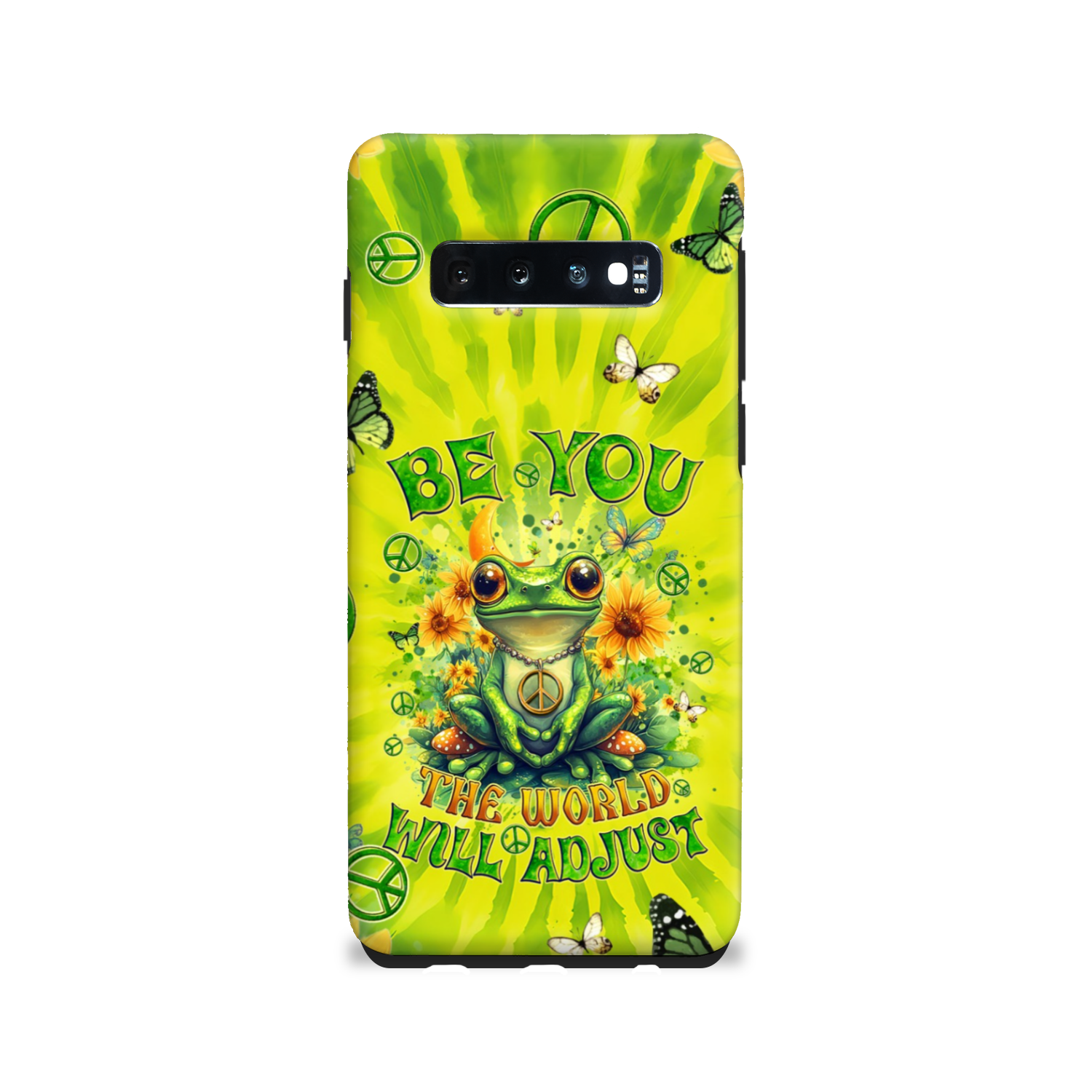 BE YOU THE WORLD WILL ADJUST FROG TIE DYE PHONE CASE - TYQY0401257