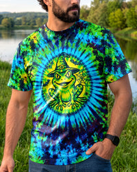 HIPPIE - SPOOKY FROG SWIRL HALLOWEEN ALL OVER PRINT - TYLN0709262