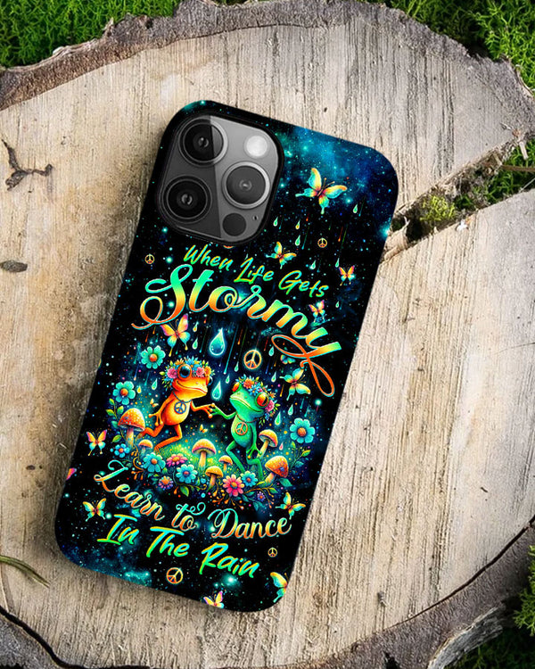 DANCE IN THE RAIN FROG PHONE CASE - TLTW2803243