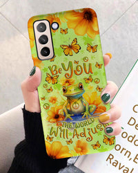 BE YOU THE WORLD WILL ADJUST FROG PHONE CASE - TLNO3110231