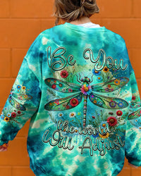 BE YOU THE WORLD WILL ADJUST DRAGONFLY ALL OVER PRINT - TYTM1312231