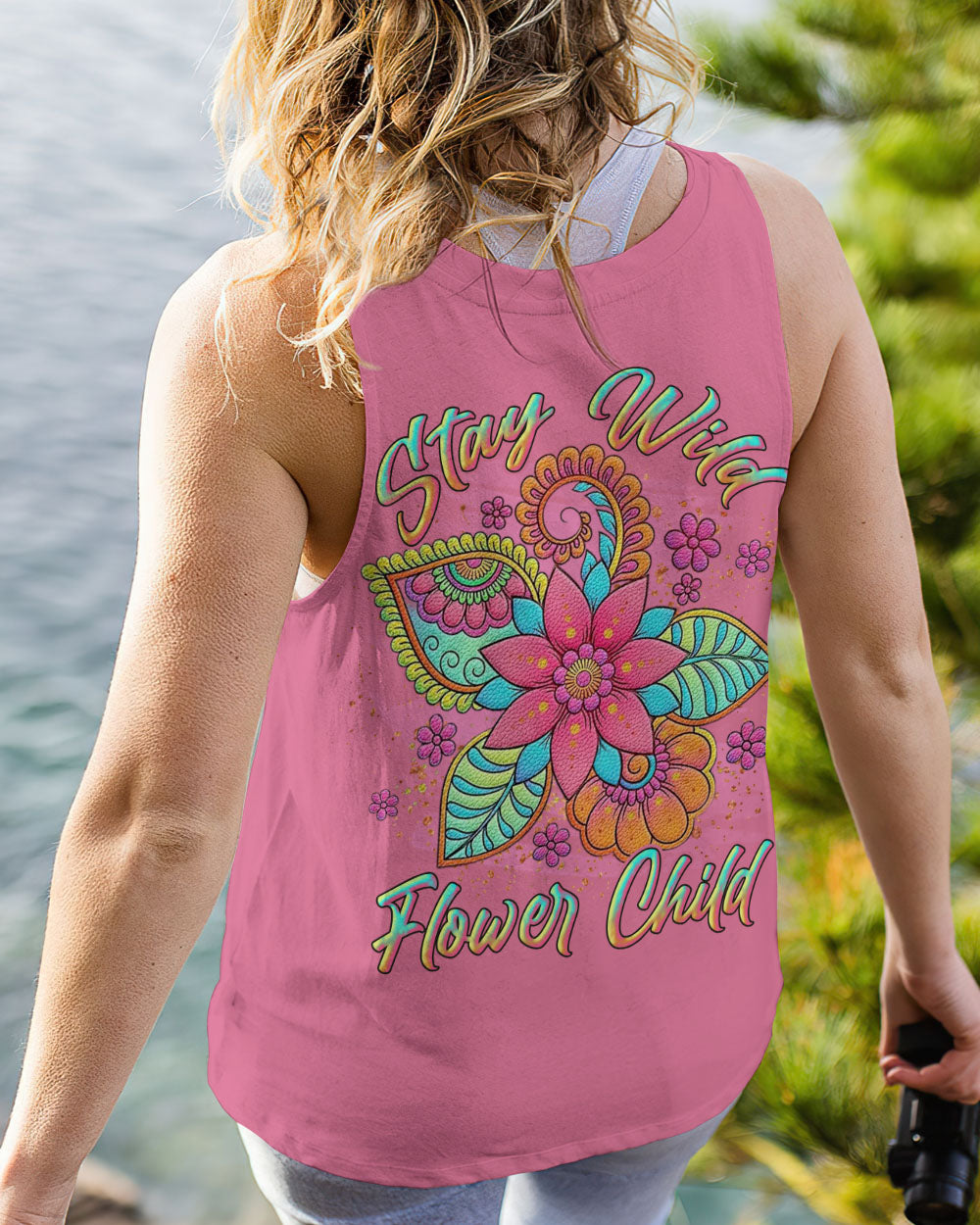 STAY WILD FLOWER CHILD ALL OVER PRINT - YHLN0206234