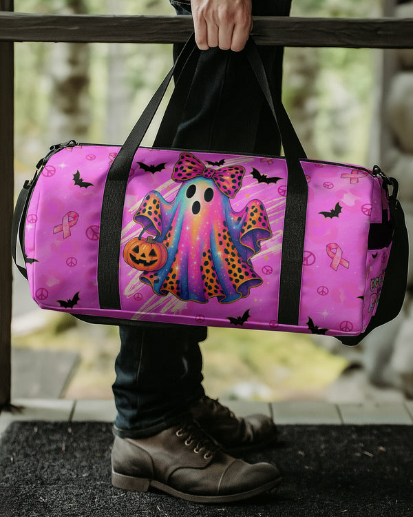 IN OCTOBER WE WEAR PINK BOO BREAST CANCER AWARENESS TRAVELLING BAG - TYTD1308251